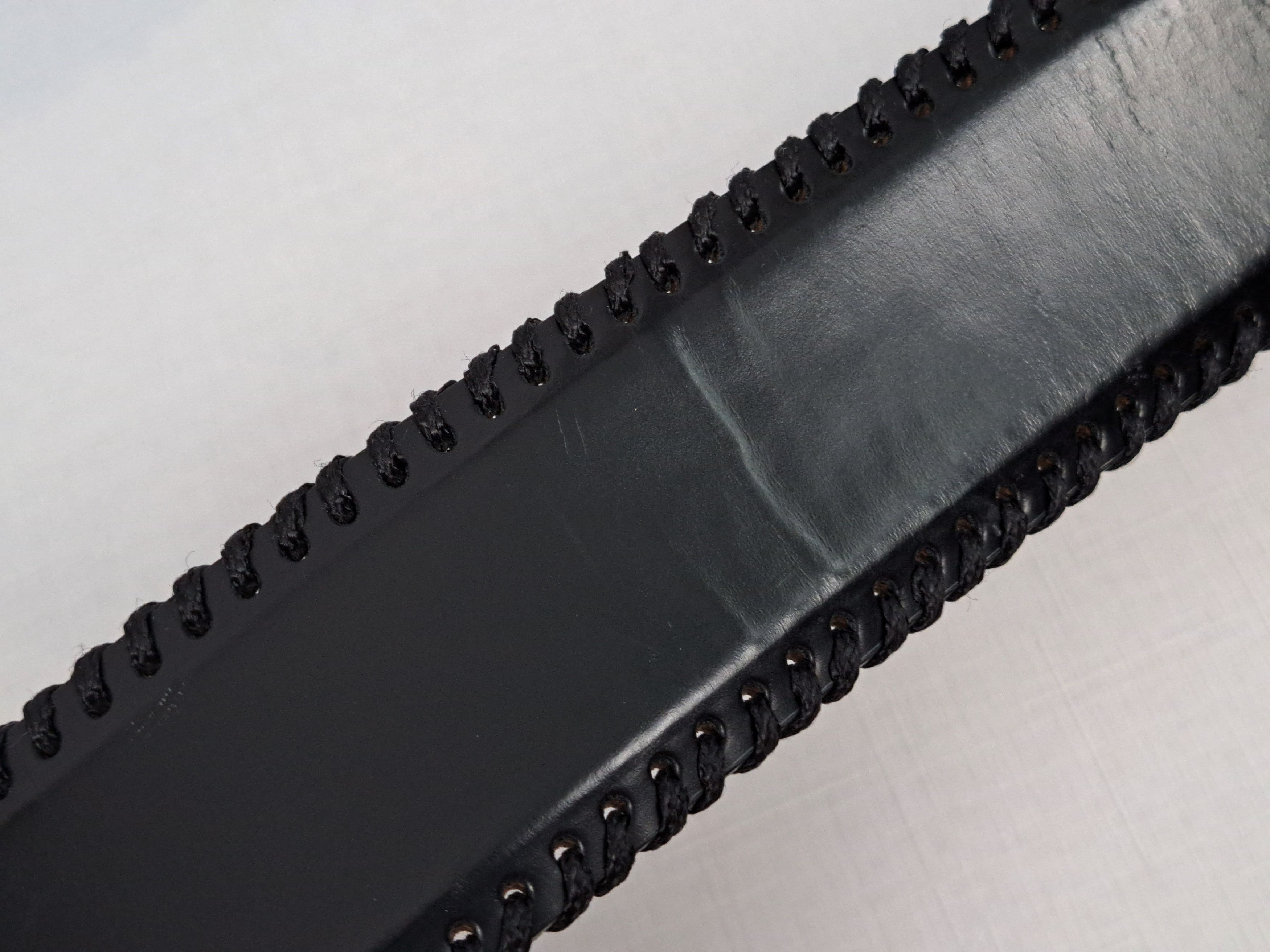 Handmade Giorgio Zoni Pelletterie leather belt. Made in Italy Size ONE SIZE - 19 Thumbnail