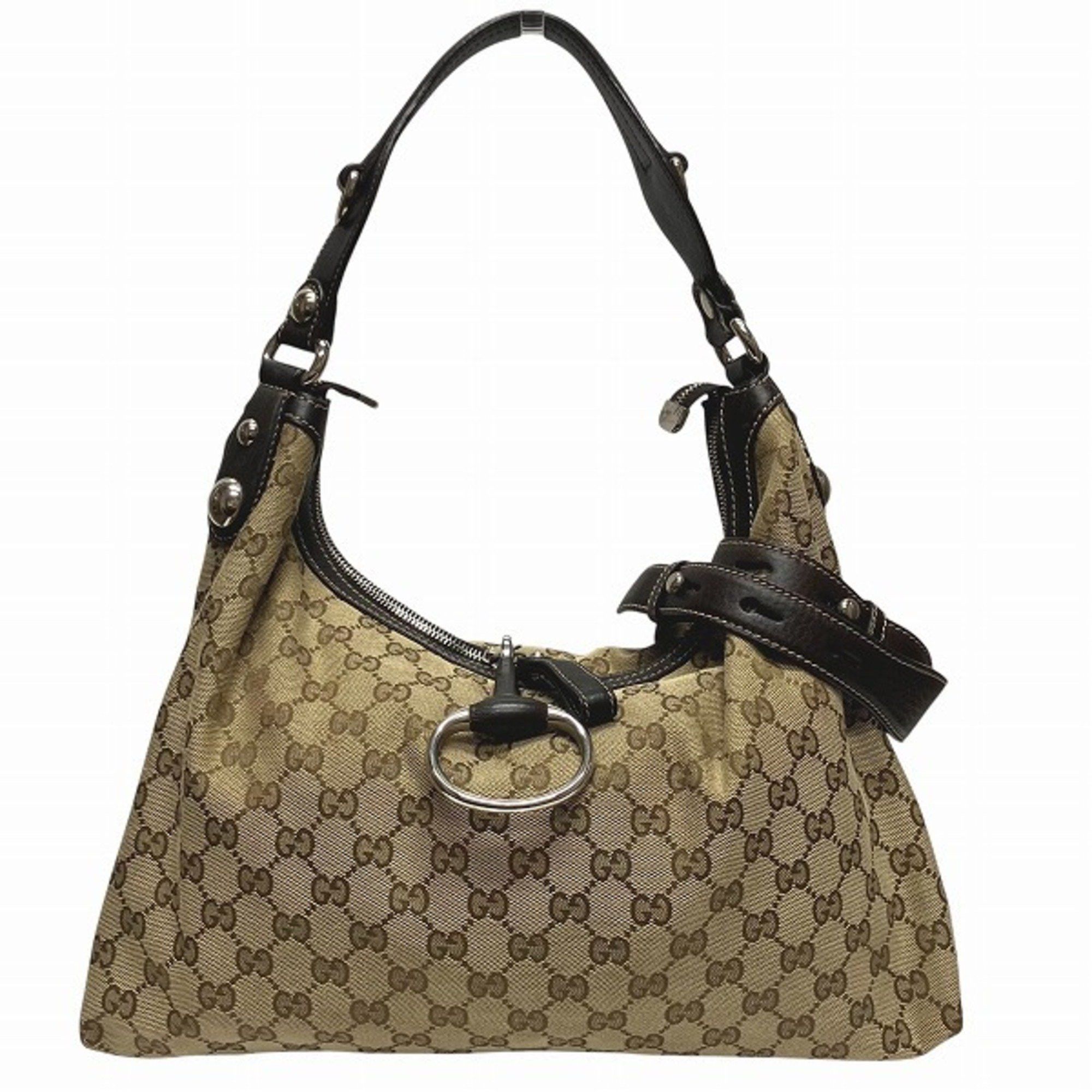 Gucci 232961 GG Canvas 2Way Bag Shoulder For Women in Brown