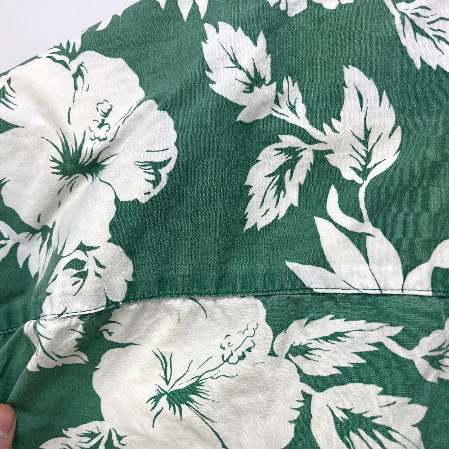 Gap VINTAGE Gap Hawaiian Flower Button-Up Shirt XL Mens Green 90s T-Shirt Size US XL / EU 56 / 4 - 7 Thumbnail