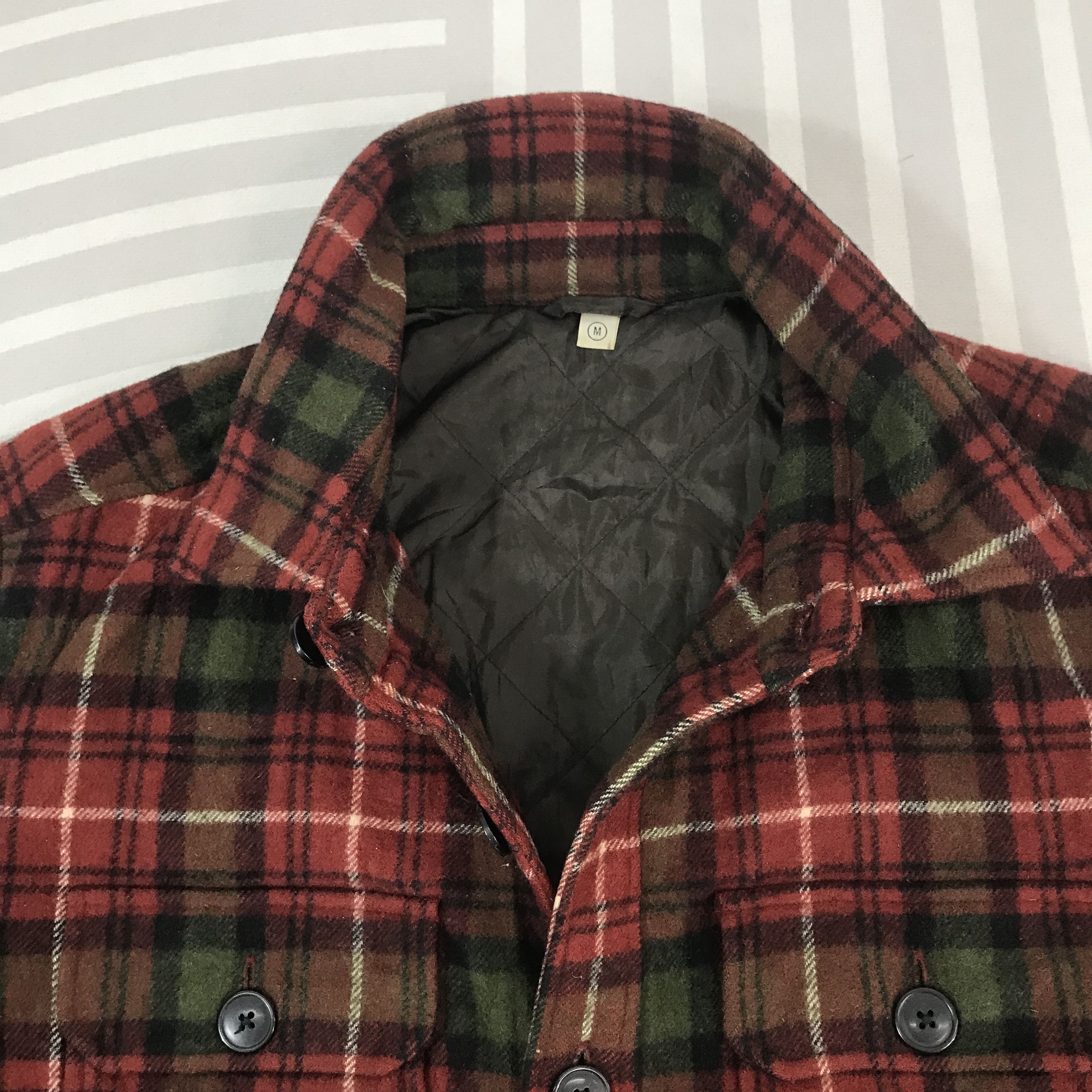 Uniqlo Vintage Japanese design tartan Uniqlo button Jacket Size US M / EU 48-50 / 2 - 7 Thumbnail