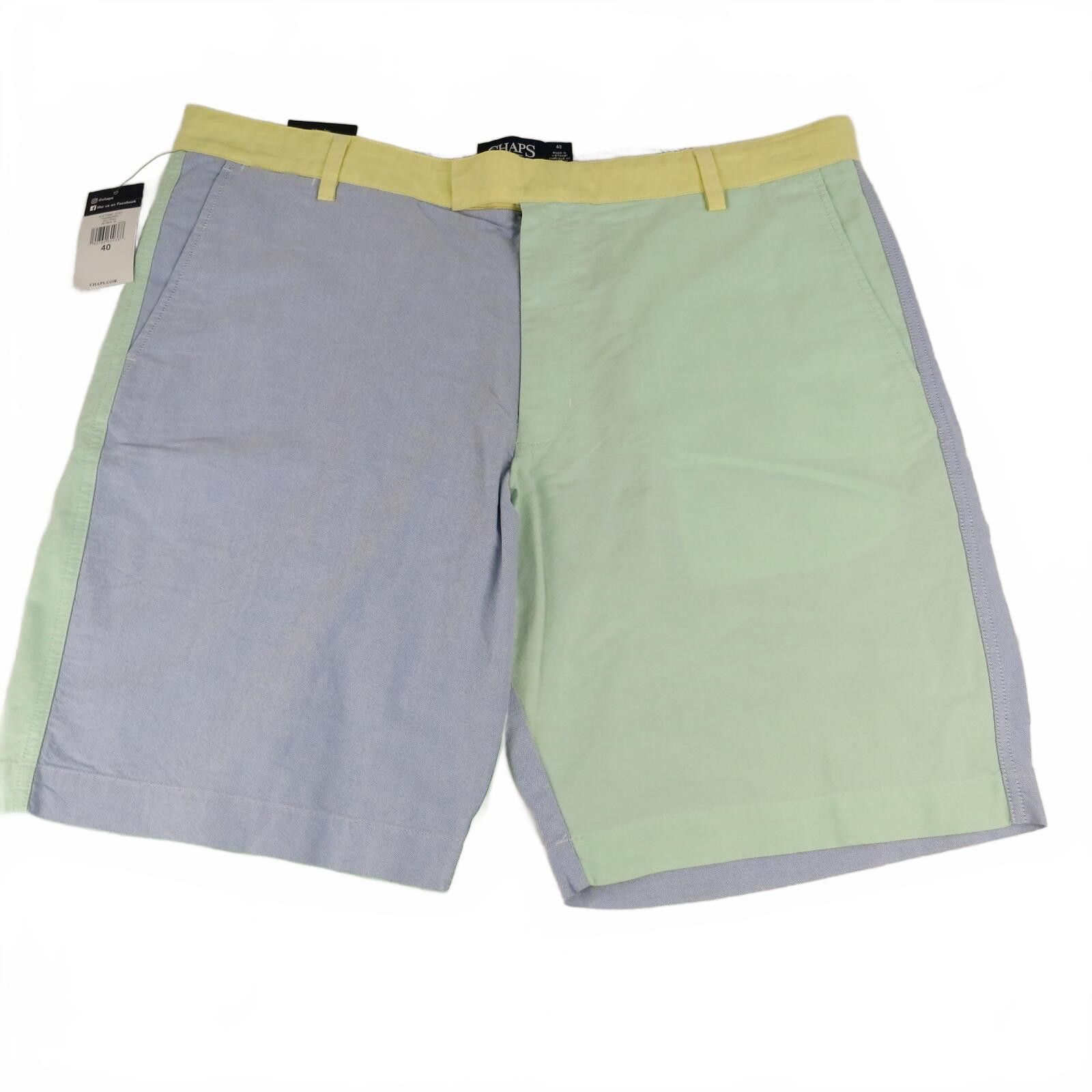 Chaps Chaps Colorblock Flat Front Cotton Shorts Size 40 NWT Size US 40 / EU 56 - 1 Thumbnail