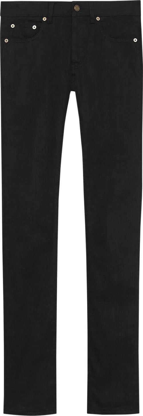 Saint Laurent Paris o1bcso1str1024 Skinny Fit Jeans in Black Size US 31 - 2 Thumbnail