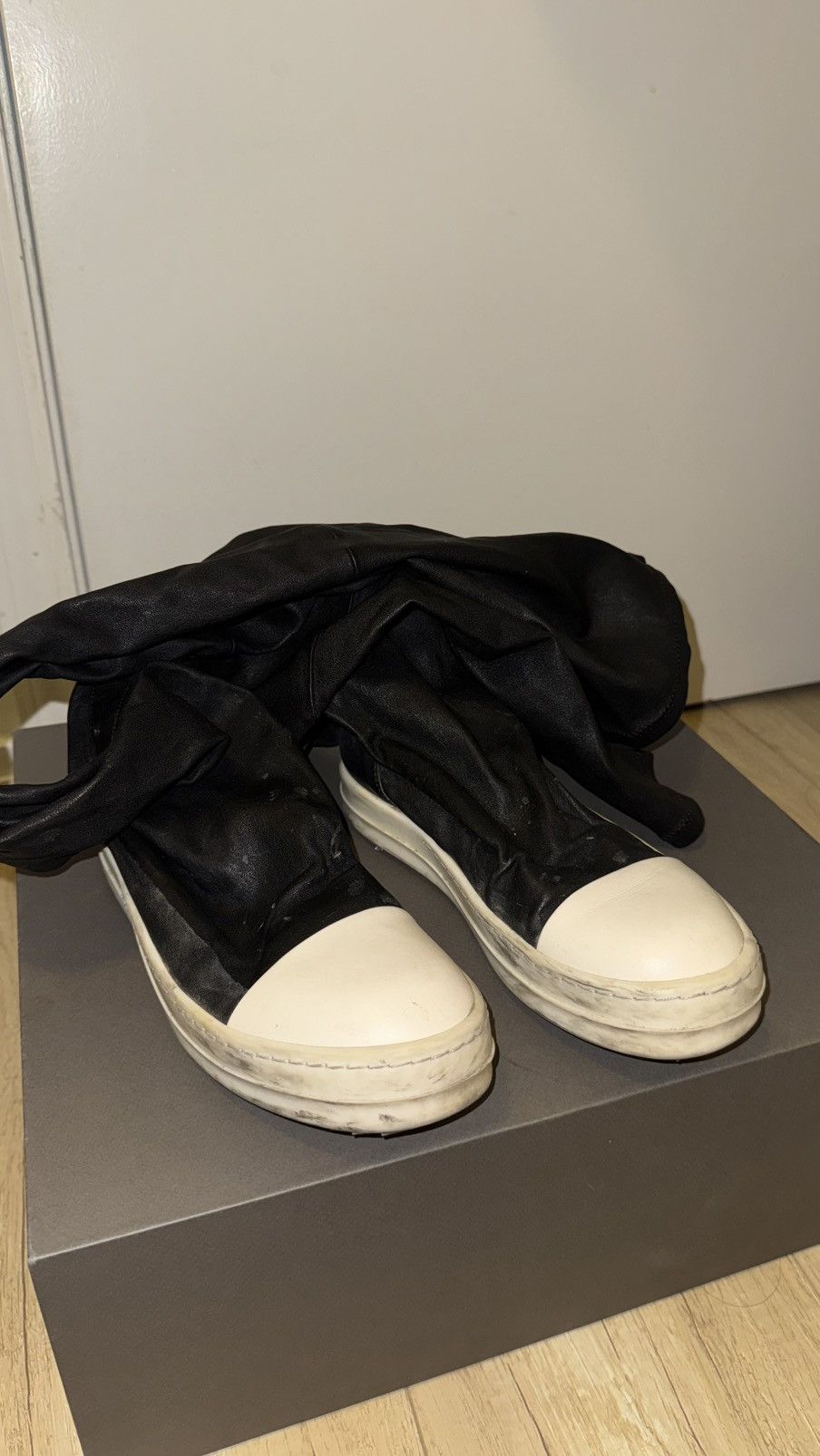 Rick Owens Rick Owens Thigh High Sock Shoes Size US 6 / IT 36 - 2 Thumbnail