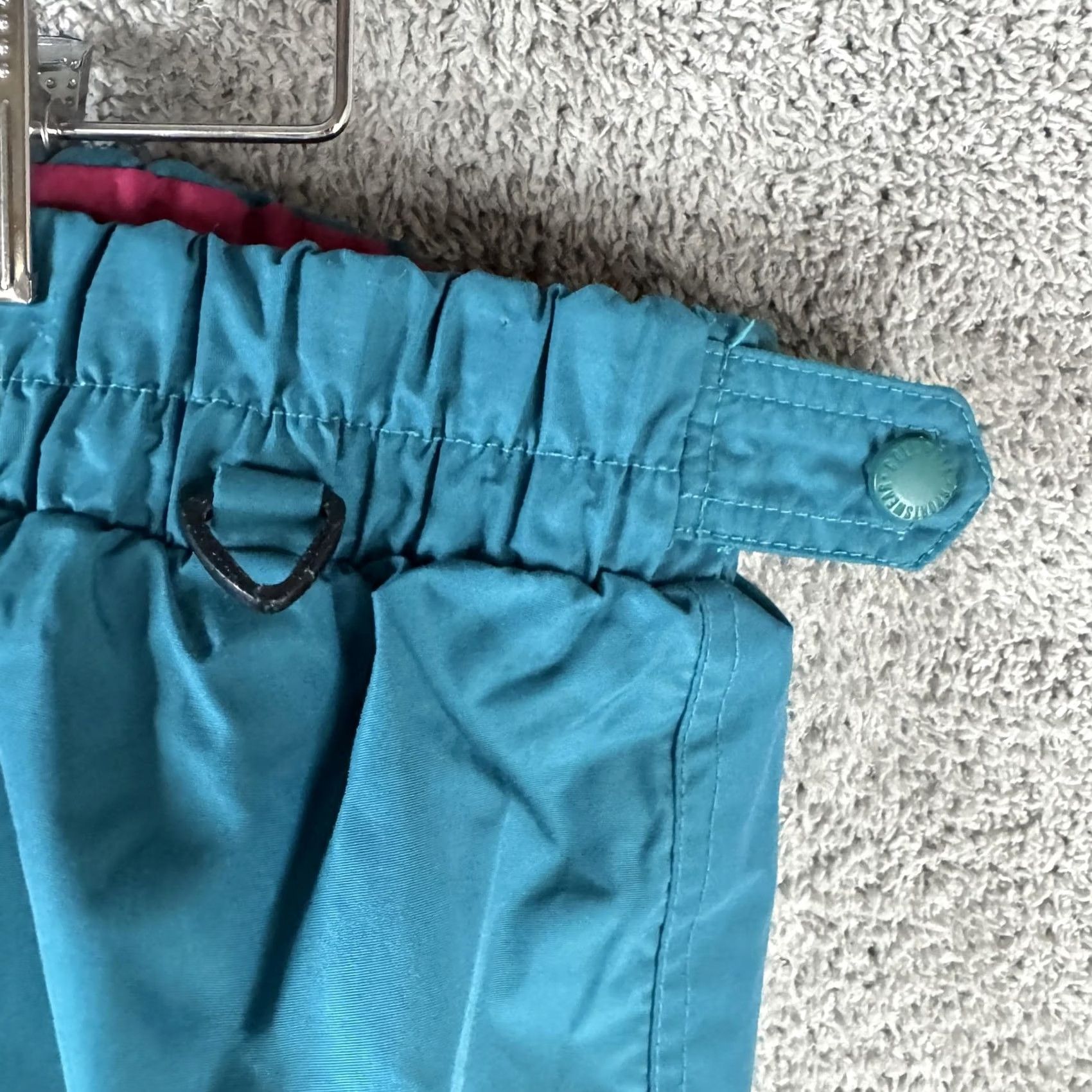 Vintage Columbia Snow Pants Mens XL Blue Insulated Ski Elastic Waist Nylon Winter Pants Size US 36 / EU 52 - 4 Thumbnail