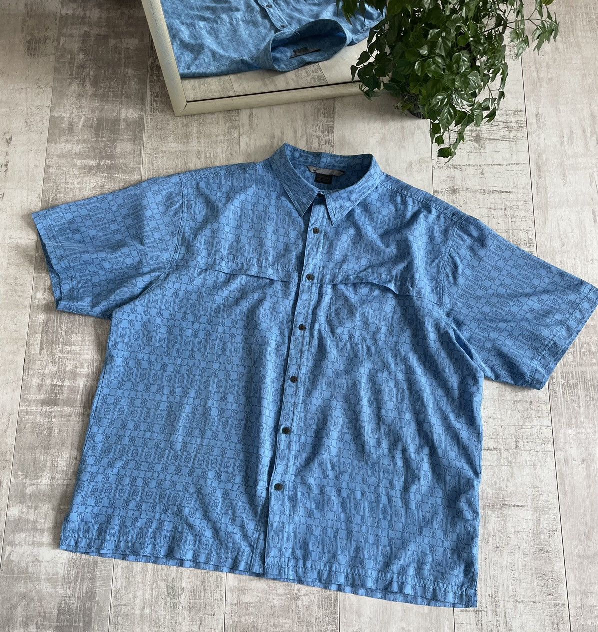 Nike × Vintage Nike 90’s Vintage Shirts Button Up Golf Monogram RARE Size US XXL / EU 58 / 5 - 1 Thumbnail