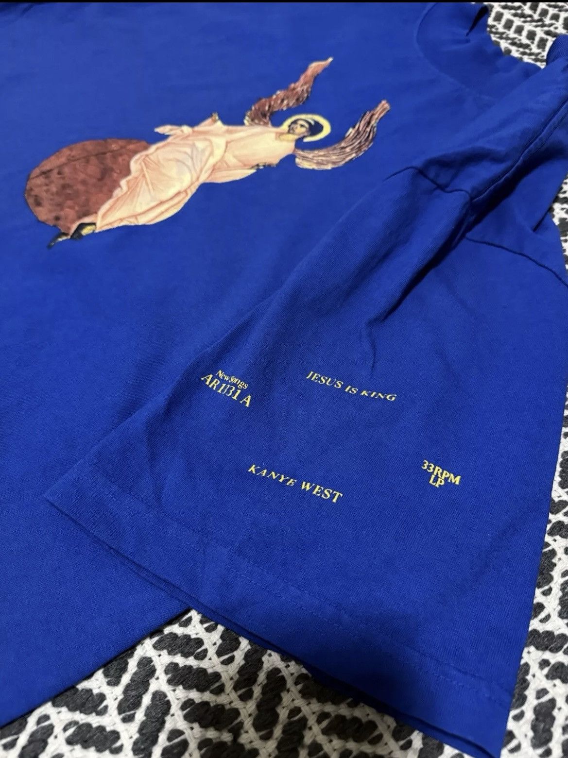Kanye West Kanye West Arch Angel Rare Brand New Jesus Is King 2019 Blue Size US S / EU 44-46 / 1 - 2 Thumbnail