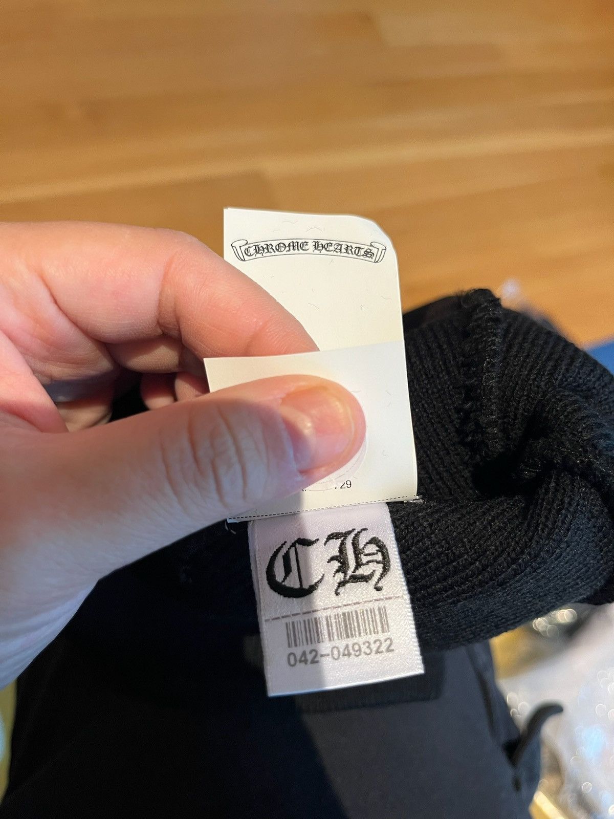 Chrome Hearts Chrome Hearts black beanie Size ONE SIZE - 4 Thumbnail