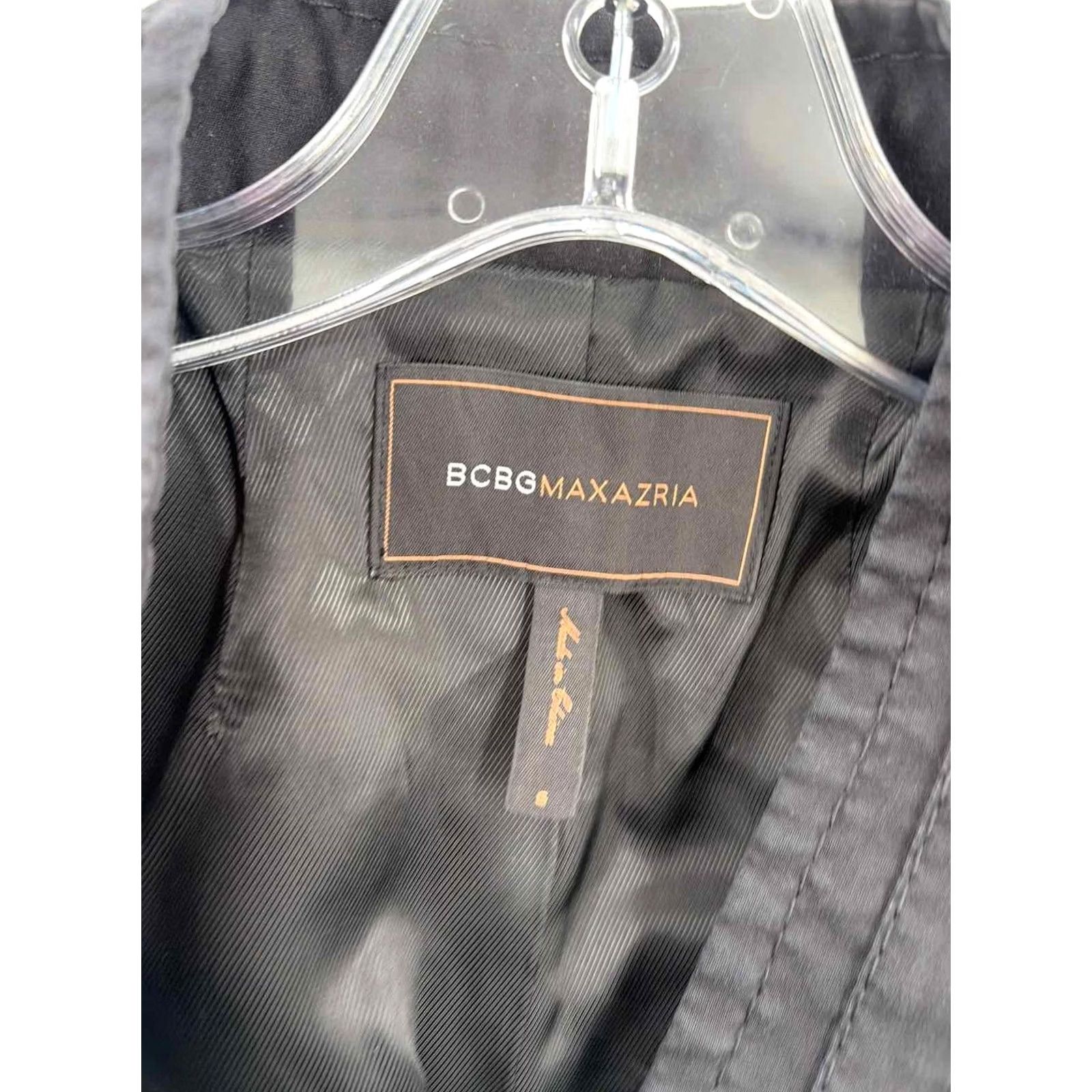 Vintage VINTAGE Pre-Owned BCBG Black Zip Up Jacket Small - Womens? Size S / US 4 / IT 40 - 2 Thumbnail