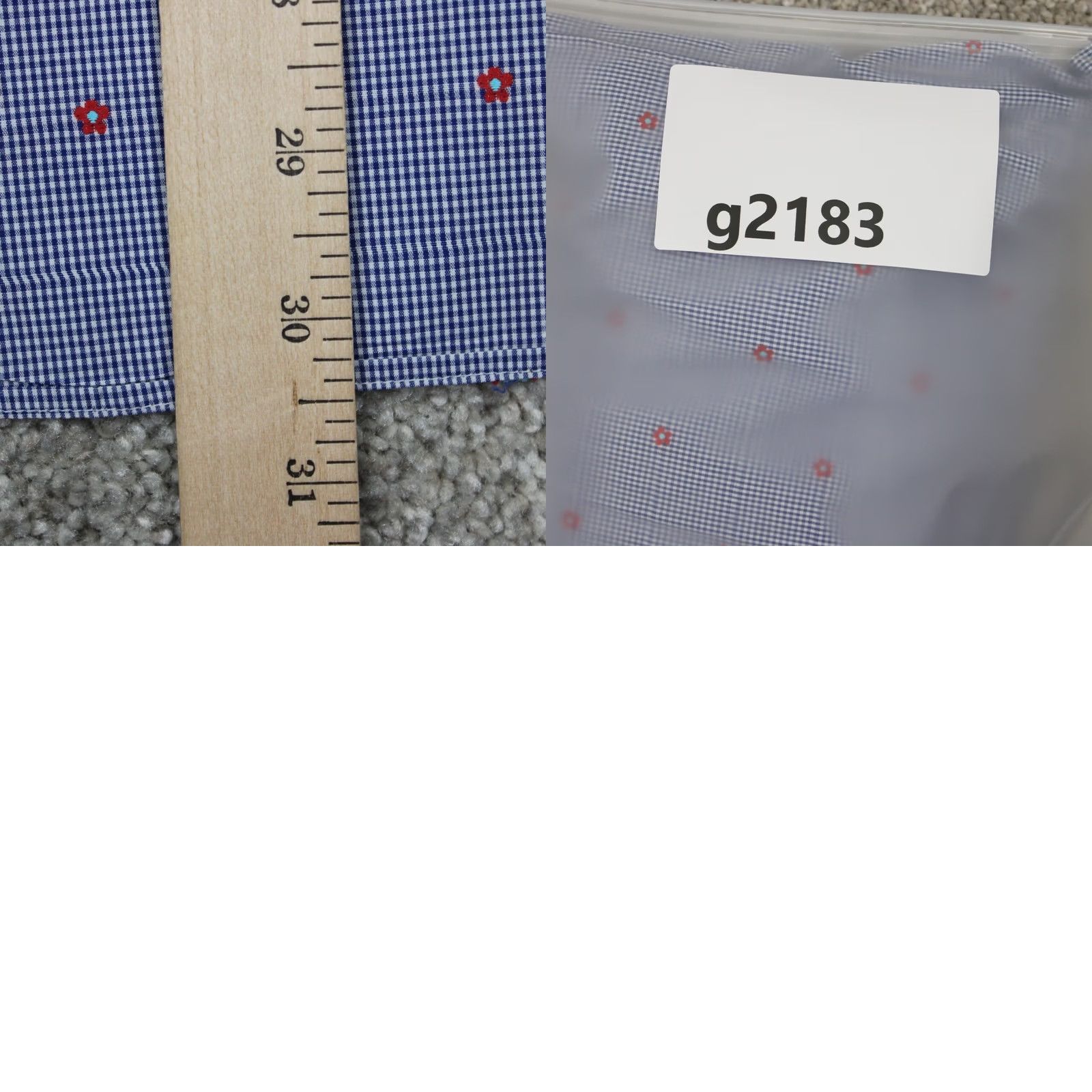 Saks Fifth Avenue Saks Fifth Avenue AOP Shirt Mens Large Blue/Red Cotton All Over Print L/S Button Shirt Size US L / EU 52-54 / 3 - 9 Thumbnail