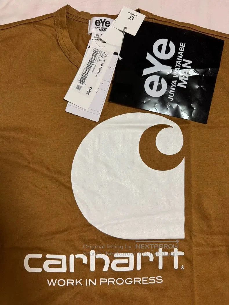 Junya Watanabe CDG Junya Watanabe x Carhartt Logo Tee. Size US S / EU 44-46 / 1 - 2 Thumbnail