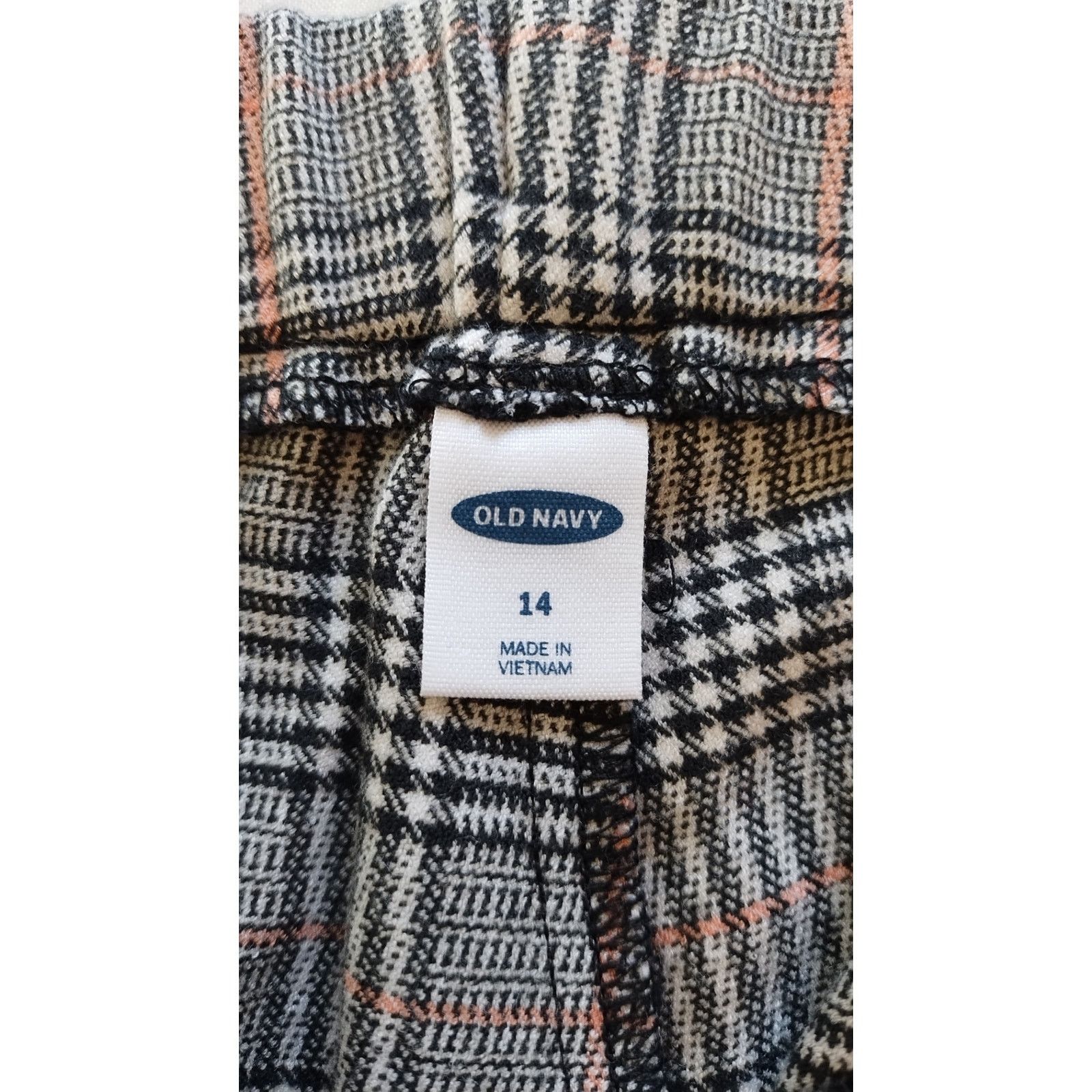 Old Navy Old Navy Women High Waist Plaid Ankle Pull on Pants Sz14 New Size 36" / US 14 / IT 50 - 6 Thumbnail