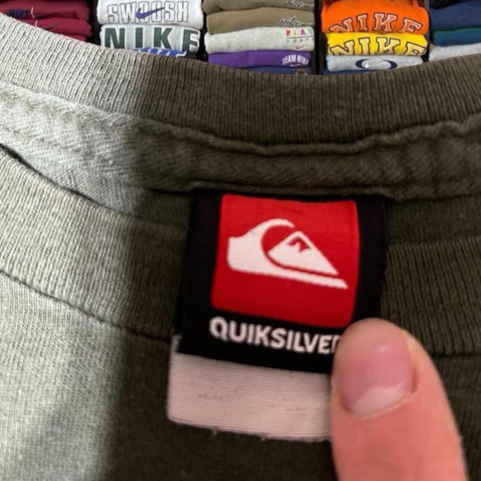 Quiksilver Vintage Y2K quiksilver Surf Sweater/Shirt Large Size US L / EU 52-54 / 3 - 3 Thumbnail