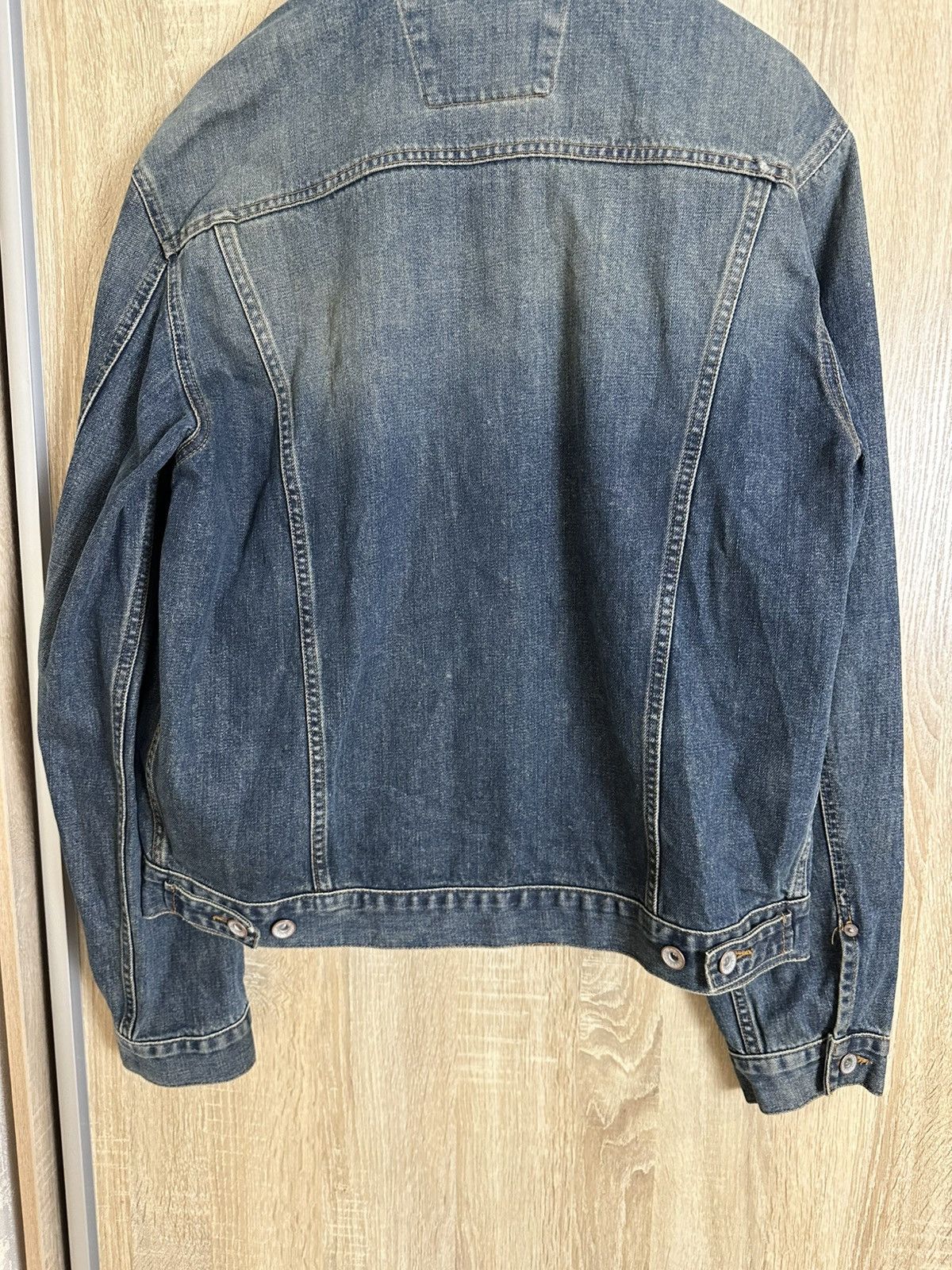 John Varvatos 🔥 John Varvatos Vintage Denim Jacket Collection Design Y2K Size US L / EU 52-54 / 3 - 12 Thumbnail