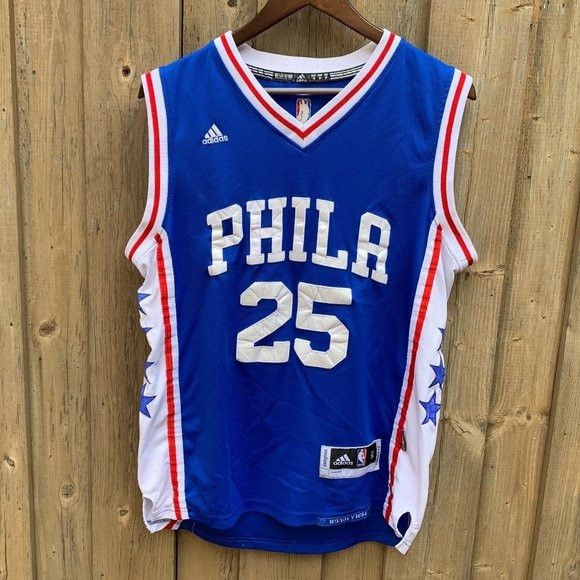 image of Adidas Ben Simmons Jersey Philadelphia 76Ers Jersey Small, Men's
