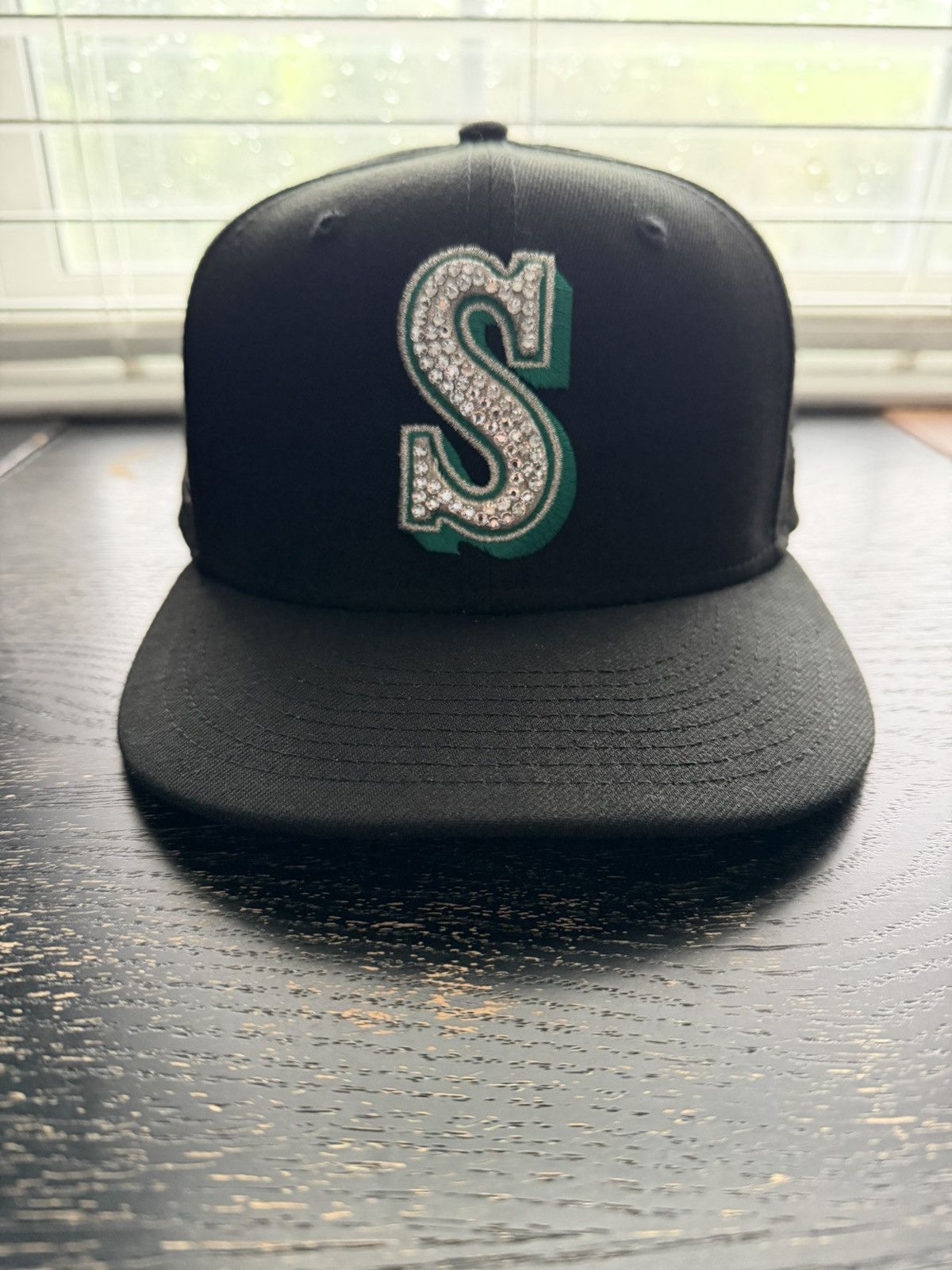 New Era Seattle Mariners 40th anniversary Fitted w/crystals 7-1/4 Size ONE SIZE - 3 Thumbnail