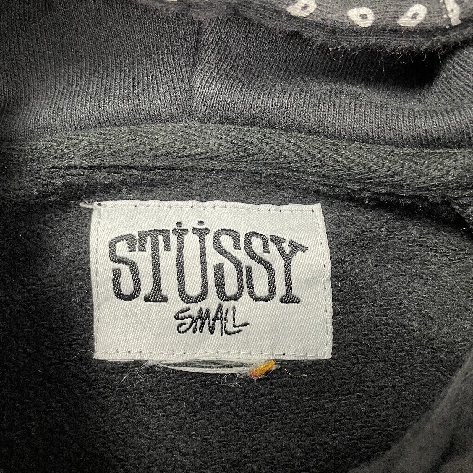 Stussy Vintage Stussy Zip Up Hoodie Paisley Spell Out Size Small S Size US S / EU 44-46 / 1 - 4 Thumbnail