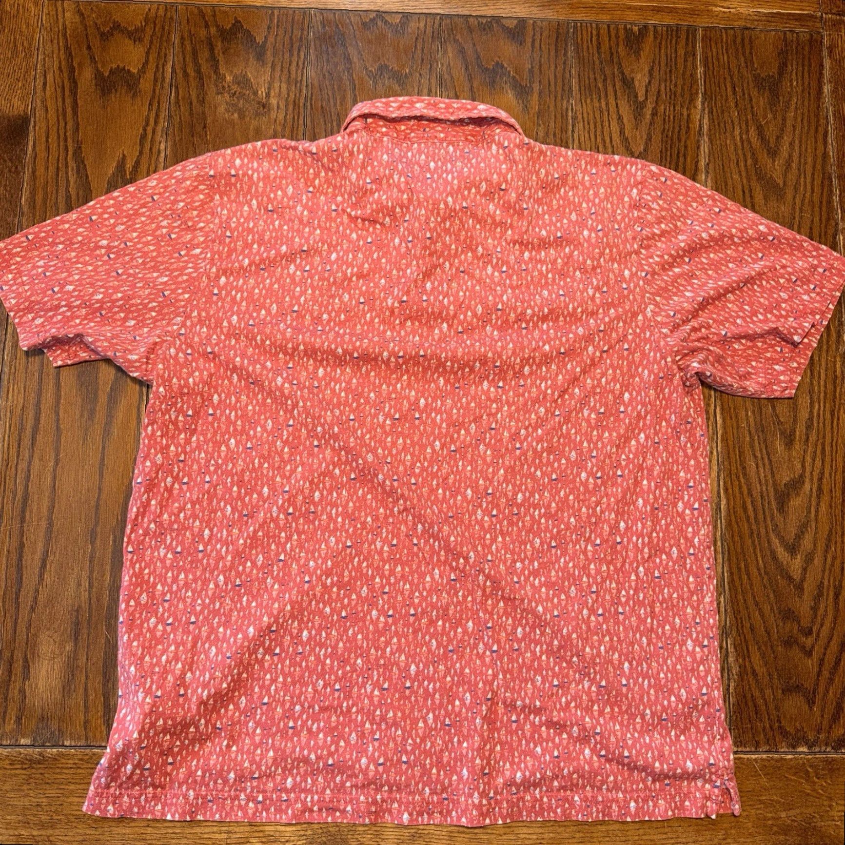 Peter Millar Peter Millar Seaside Polo Shirt Men Large Red Sailboat AOP Regatta Reflection Longue Vue # Size US L / EU 52-54 / 3 - 4 Thumbnail