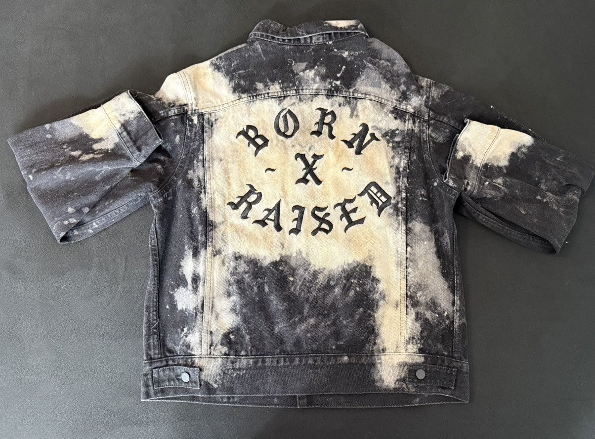 Born X Raised Born x Raised Acid Washed Rocker Denim Jacket Size Small Size US S / EU 44-46 / 1 - 2 Thumbnail