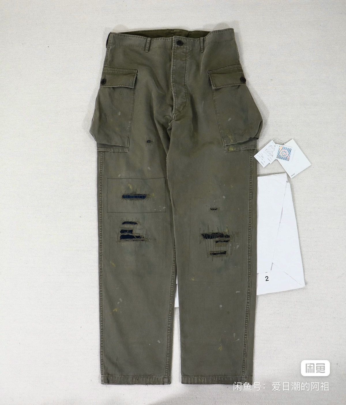 VISVIM VETERANS PANTS CRASH 19AW SPOT - ワークパンツ/カーゴパンツ