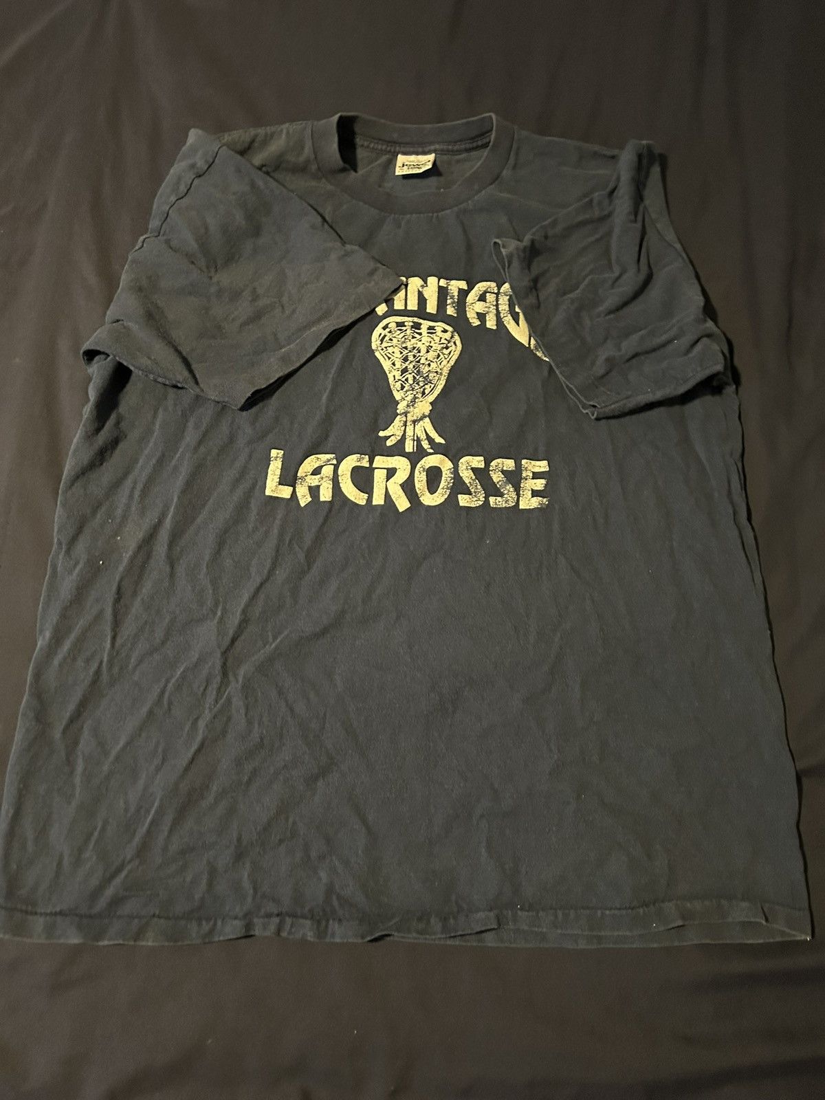 Other Vintage Jewel Tones Advantage Lacrosse Navy T-Shirt #16 Size US XL / EU 56 / 4 - 5 Thumbnail