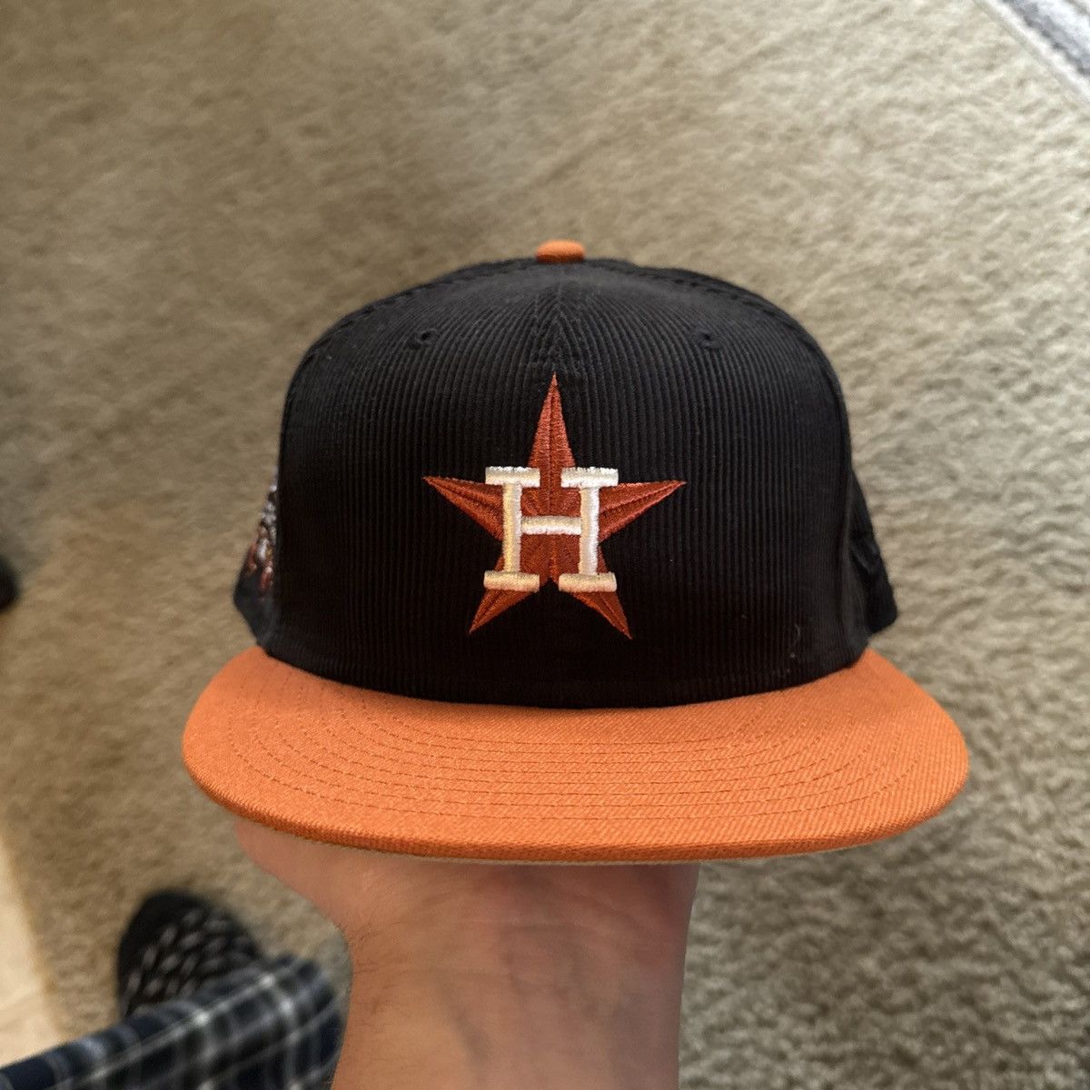 New Era Houston Astros Shoe Palace Exclusive Corduroy 7 5/8 59fifty Size ONE SIZE - 3 Thumbnail
