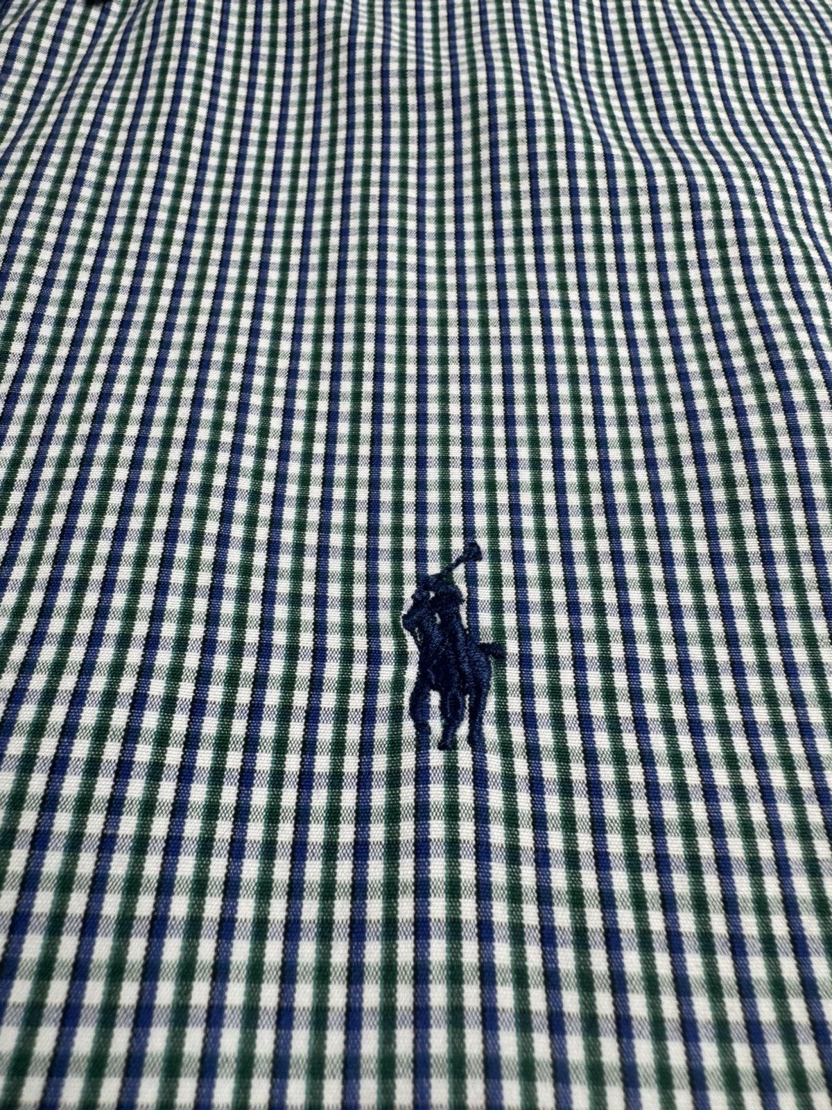 Polo Ralph Lauren Polo Ralph Lauren Blake Medium Size Button Checked Collar LongSleeve Shirt Size US M / EU 48-50 / 2 - 7 Thumbnail