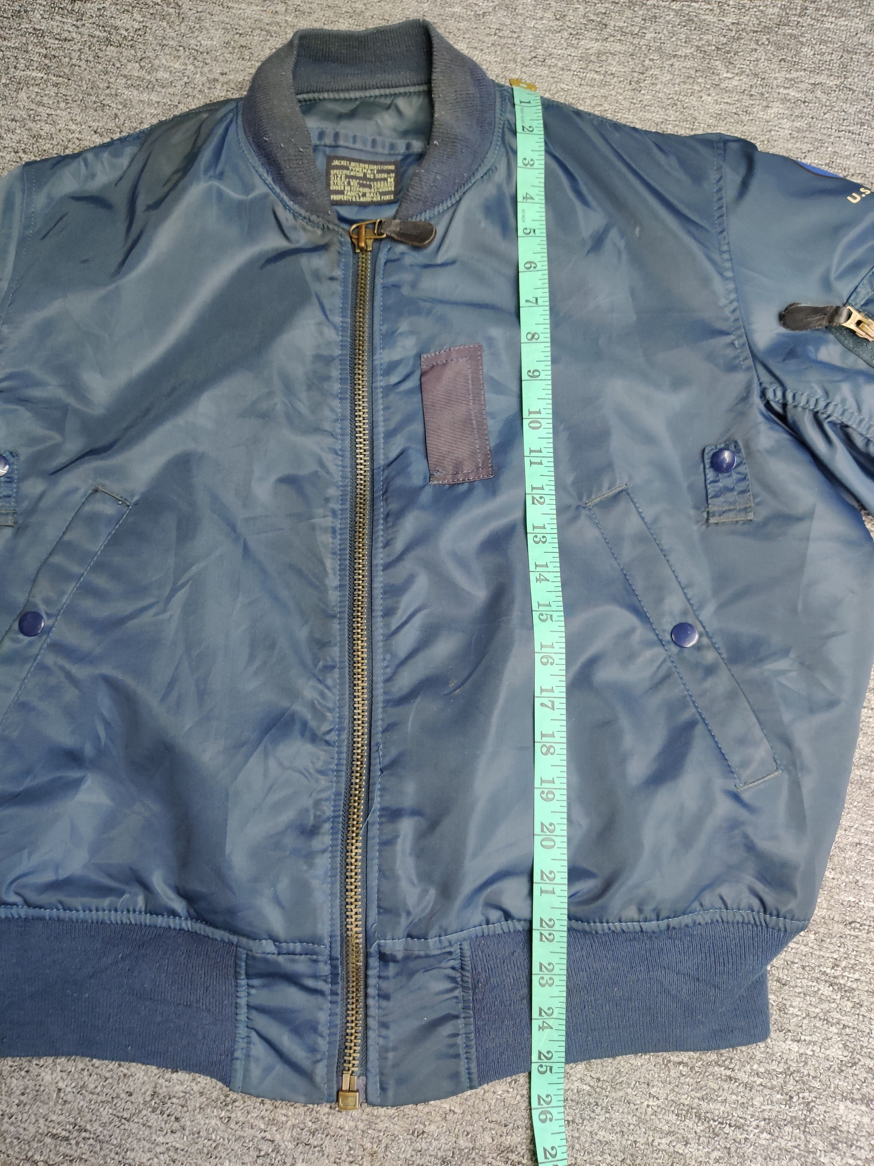 Vintage Vintage Fancy Ball Us Air Force Ma-1 Bomber Flight Jacket Size US M / EU 48-50 / 2 - 16 Thumbnail