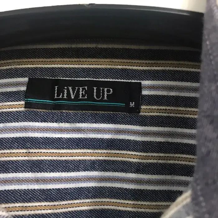 Flannel Live Up Stripe Design Flannel Shirt Size US M / EU 48-50 / 2 - 4 Thumbnail