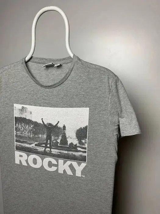 Band Tees Movie rocky T-shirt vintage boxing size M grey film legend Size US M / EU 48-50 / 2 - 2 Thumbnail