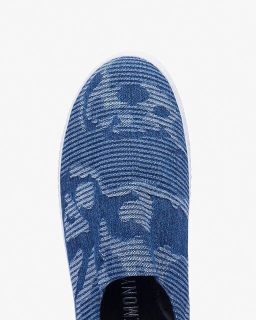 Opening Ceremony Denim Slip-On Platform Sneakers Size US 11 / IT 41 - 5 Thumbnail