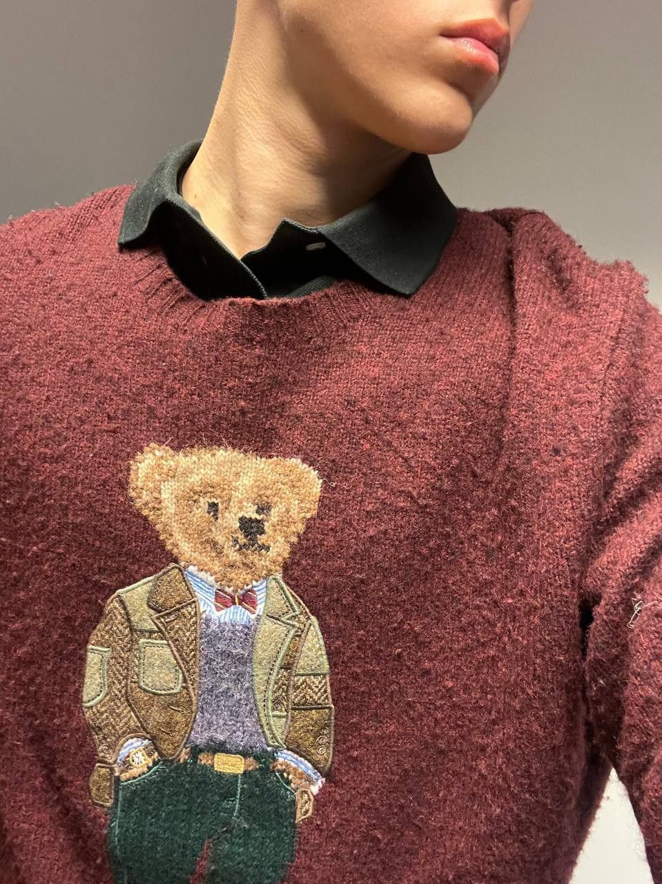 Polo Ralph Lauren Wool-cashmere sweater with Polo Bear Size US L / EU 52-54 / 3 - 6 Thumbnail