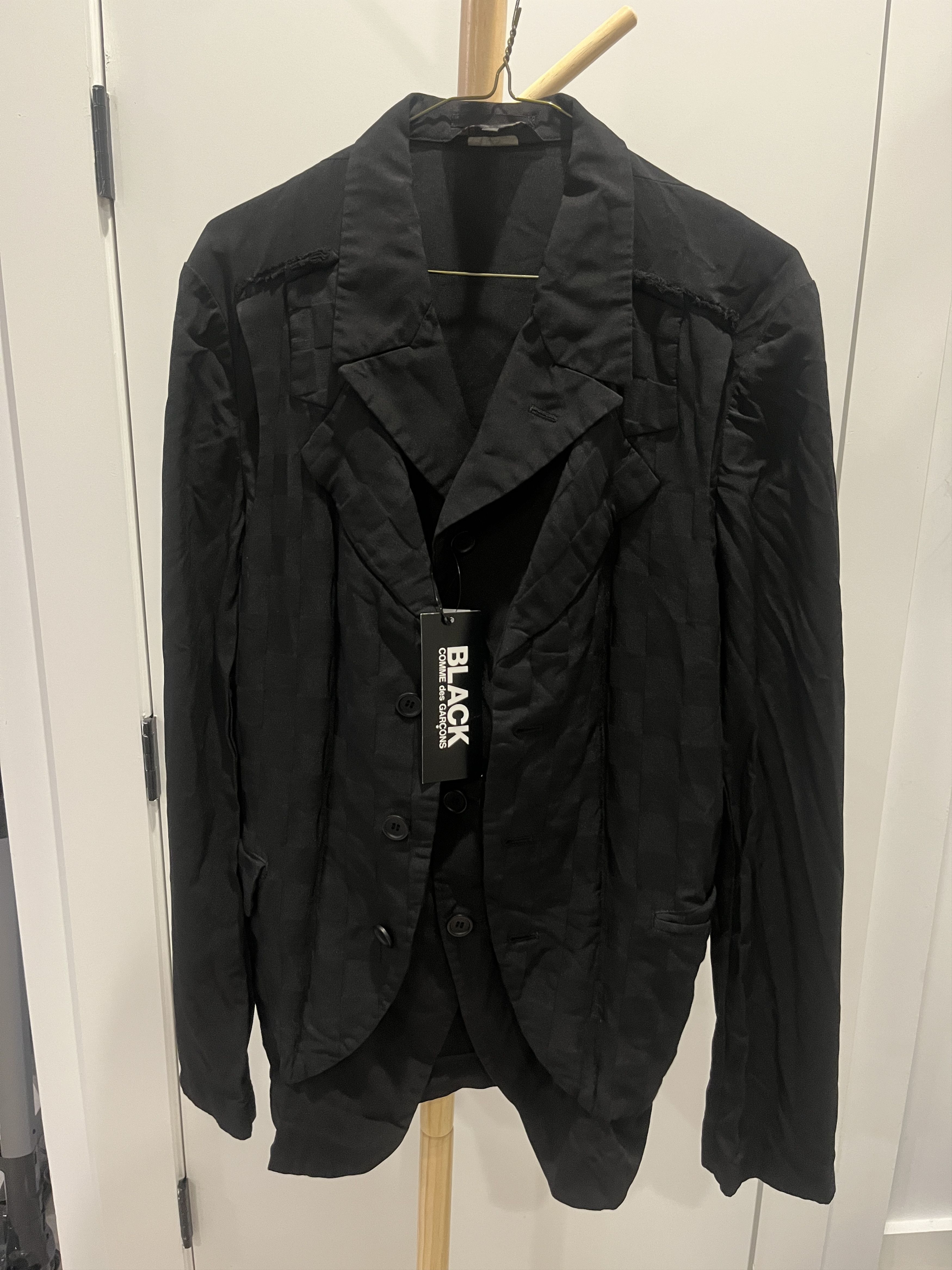 Comme des Garcons Black Comme des Garcones 'Black' deconstructed padded blazer Size US L / EU 52-54 / 3 - 1 Thumbnail