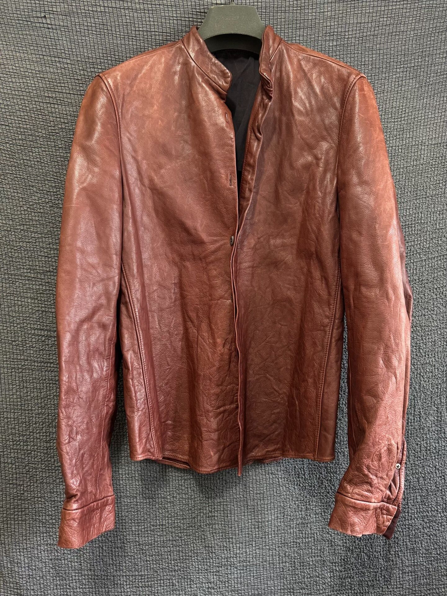 Carpe Diem carpe diem blood red leather jacket Size US M / EU 48-50 / 2 - 1 Thumbnail