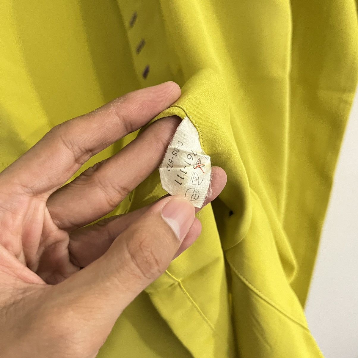 Balenciaga Balenciaga Embroidered Accent Pocket Button Up Shirt Size US M / EU 48-50 / 2 - 6 Thumbnail