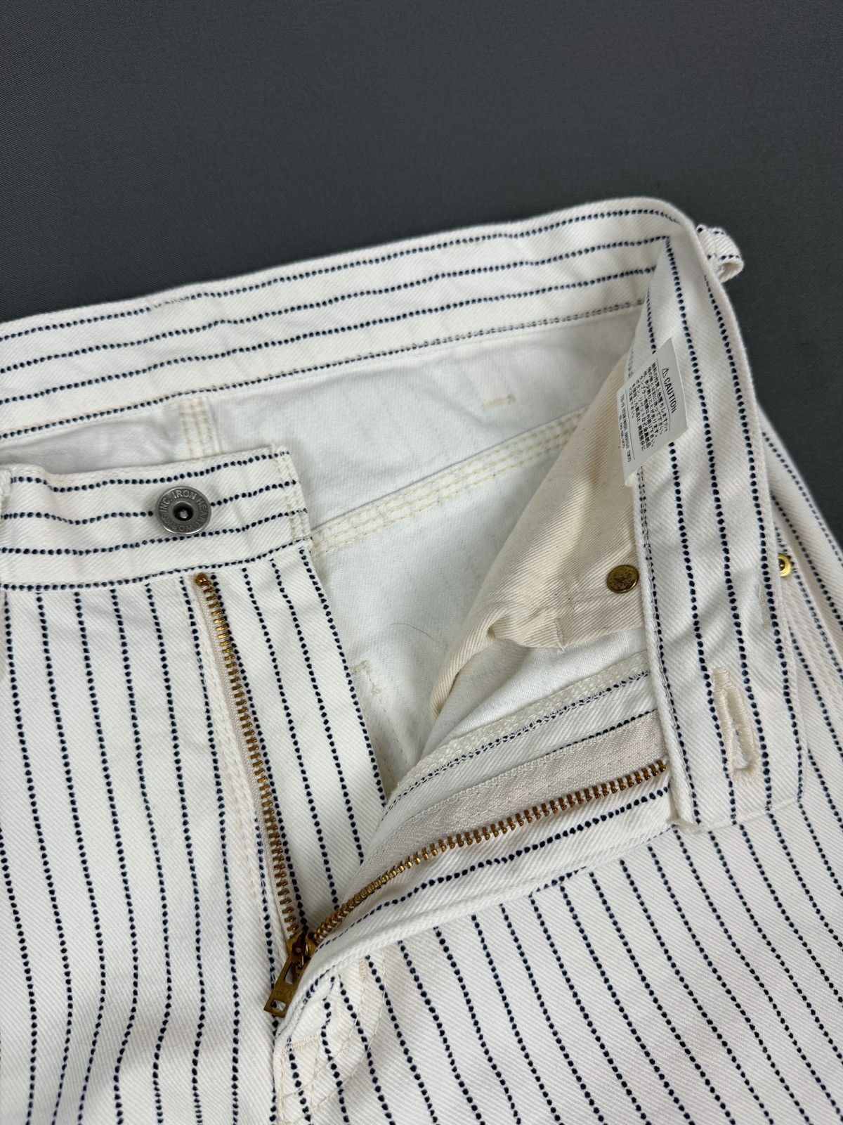 Other Iron Heart Carpenter Striped White Pants Size 29 Size US 29 - 6 Thumbnail