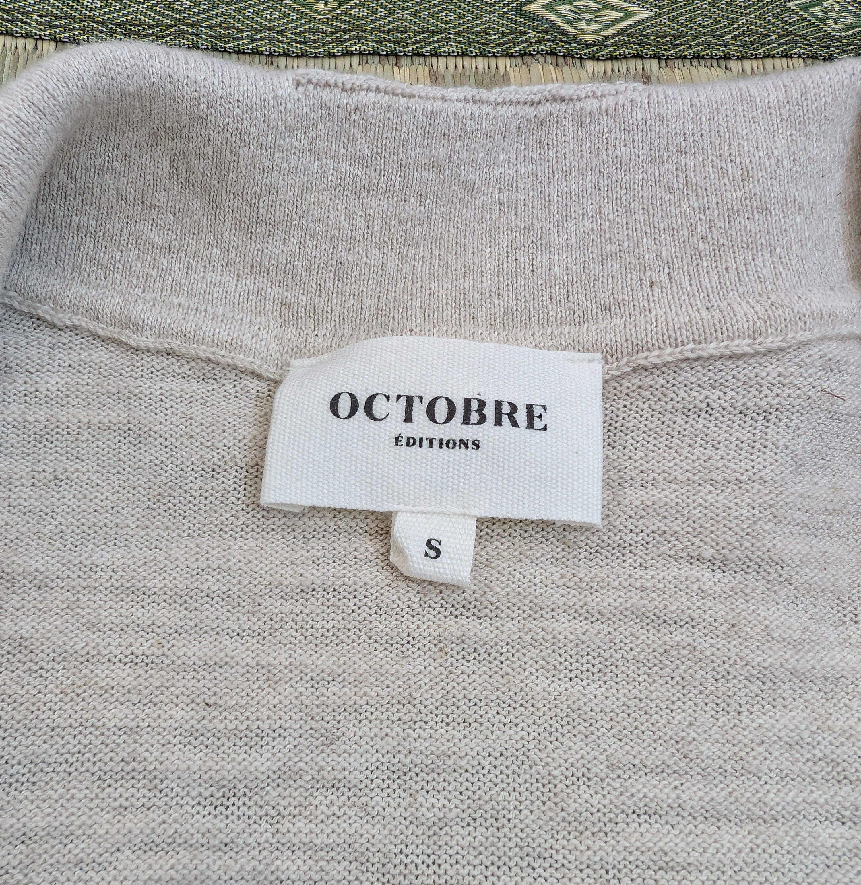 Other Octobre Editions Jonas Shirt Cotton Linen Made in Portugal Size US S / EU 44-46 / 1 - 3 Thumbnail