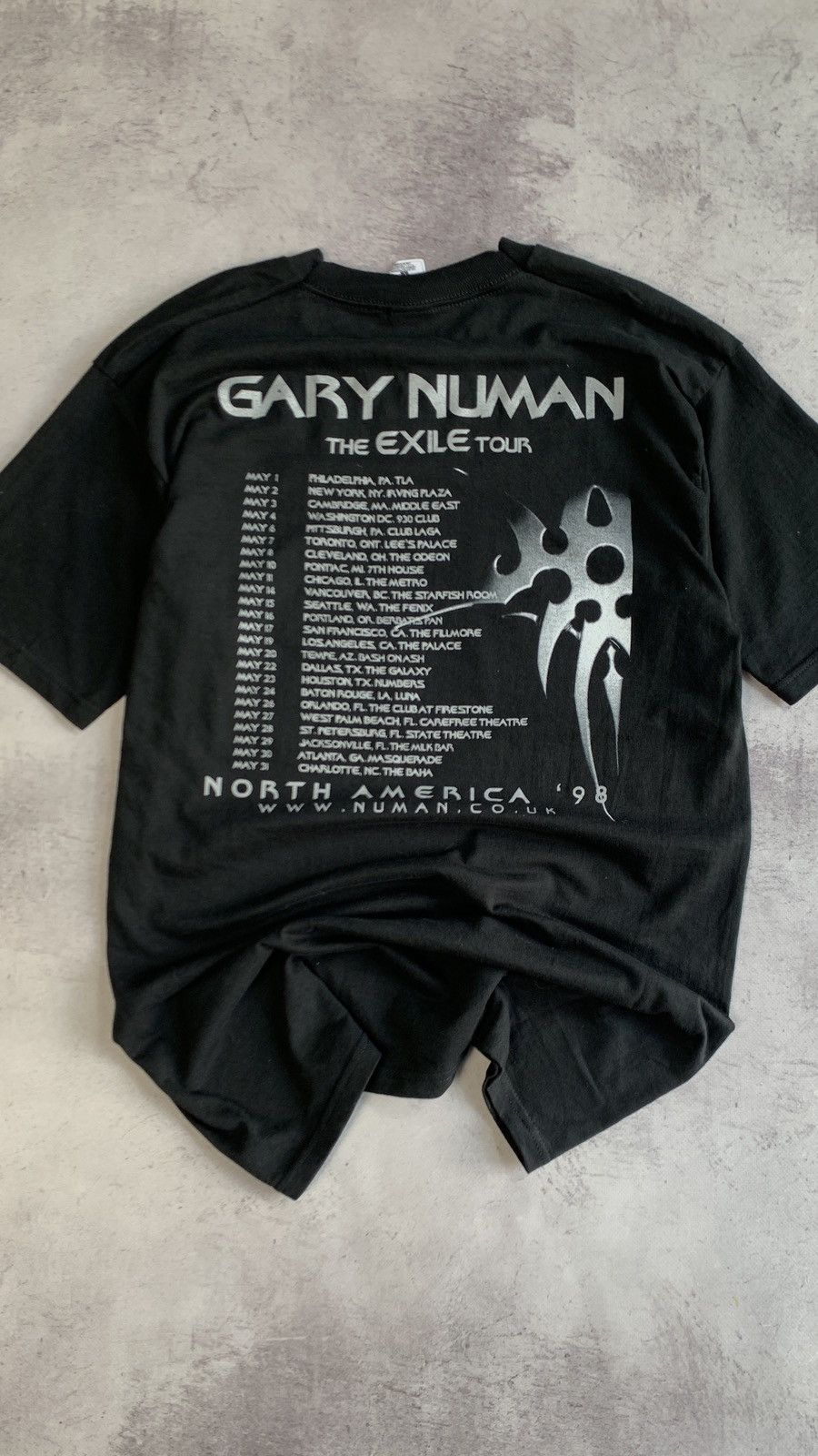 Band Tees × Vintage Vintage Gary Numan Exile 98 Tour T Shirt Size US L / EU 52-54 / 3 - 12 Thumbnail