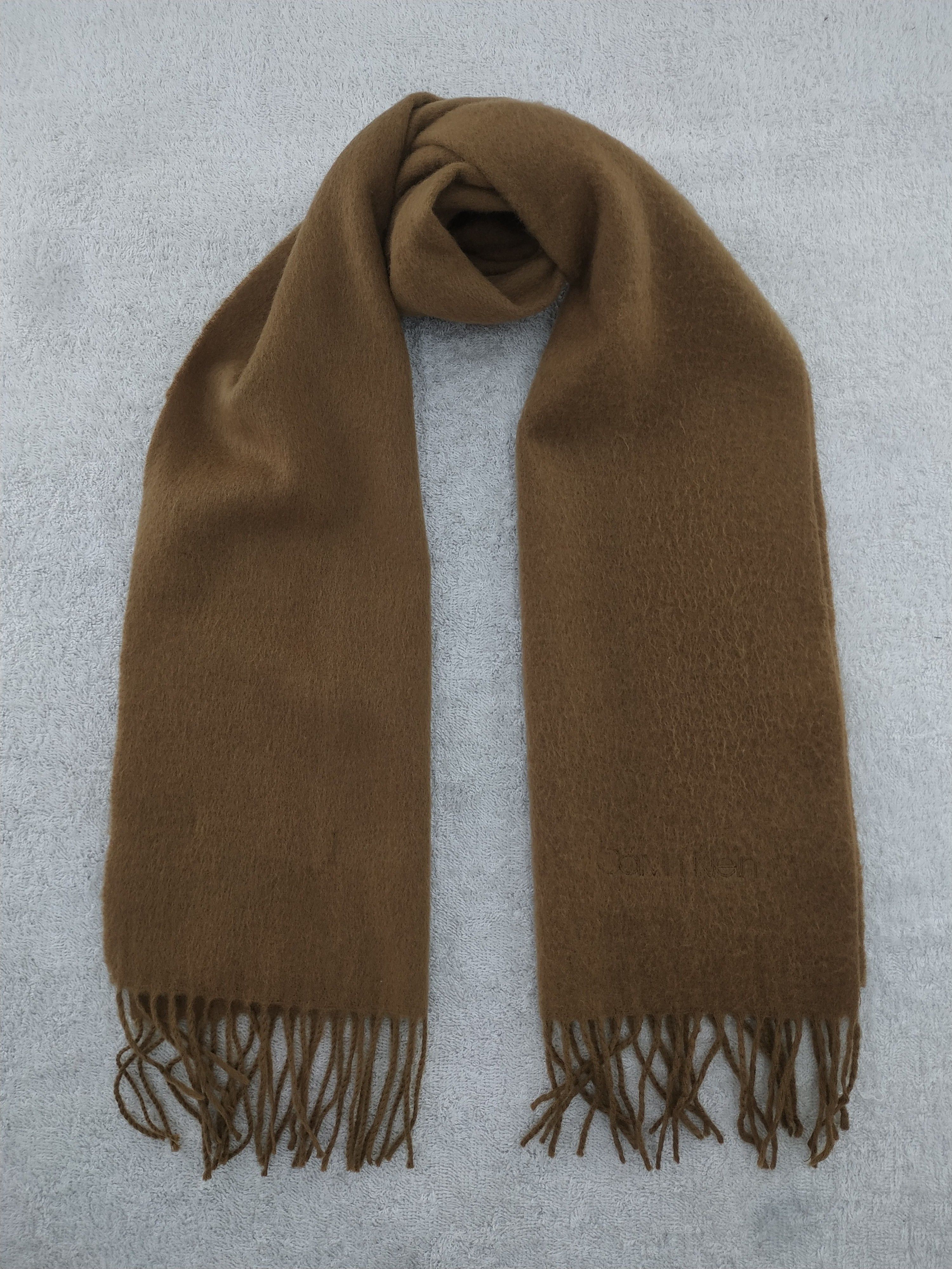 Calvin Klein × Vintage Calvin Klein Scarf / Muffler / Neckwear - WW871 Size ONE SIZE - 1 Thumbnail