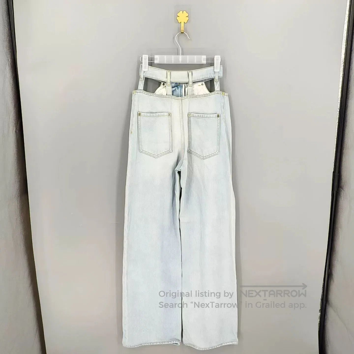 Maison Margiela Maison Margiela Deconstructed Denim Wide Leg Pants. Size 35" - 2 Thumbnail