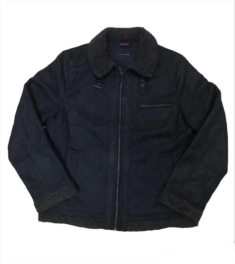 Tommy Hilfiger 💥Tommy Sheepskin Fur Winter Zipper Jacket Size US L / EU 52-54 / 3 - 1 Thumbnail