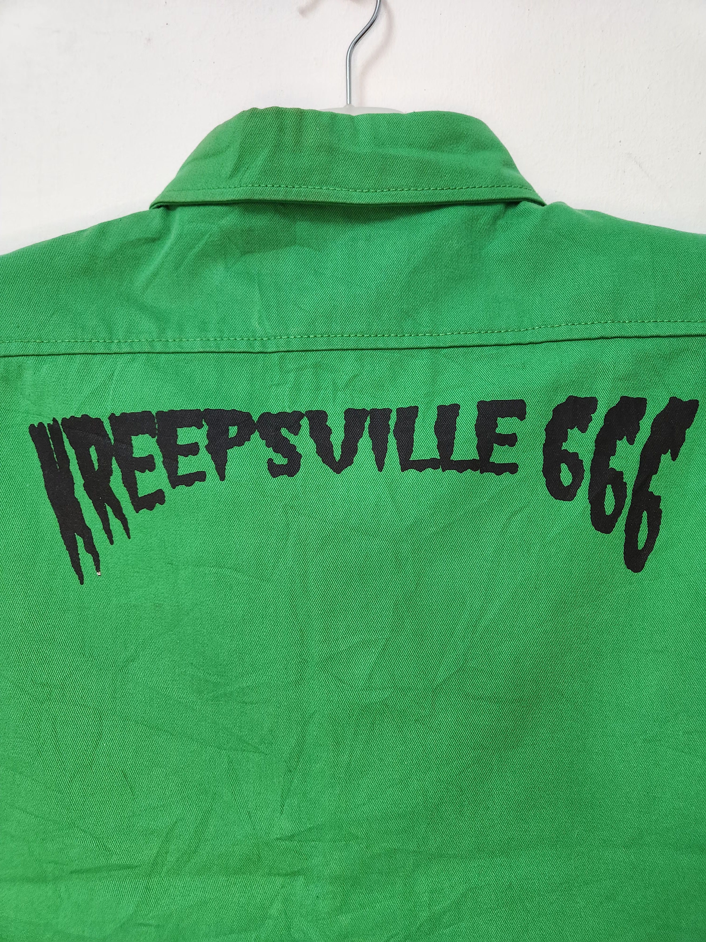 Other Kreepsville666 Rib Bone Printed Button Up Shirt Size US S / EU 44-46 / 1 - 4 Thumbnail