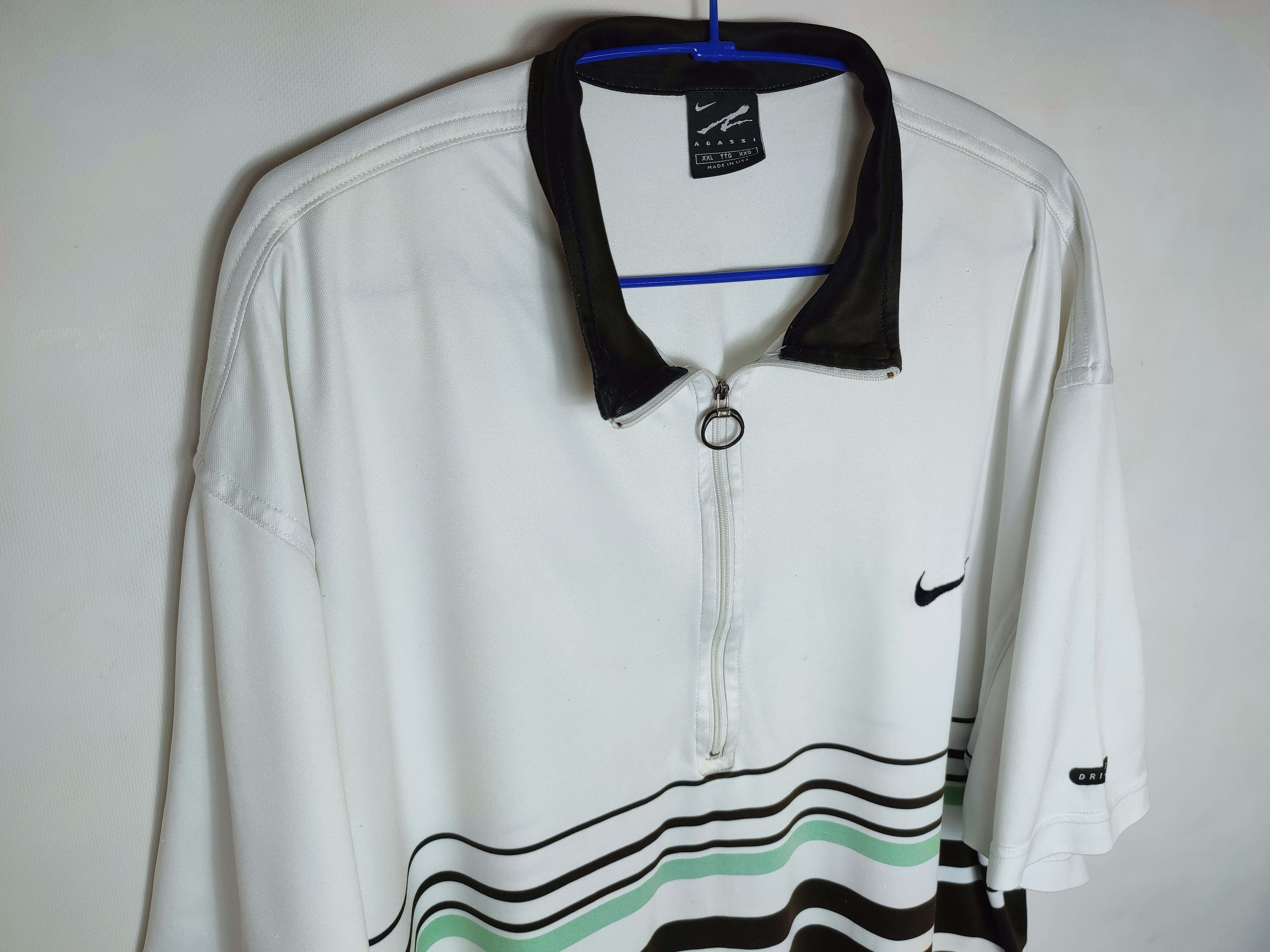 Nike Vintage Nike Aggasi Court Jersey Size US XL / EU 56 / 4 - 8 Thumbnail
