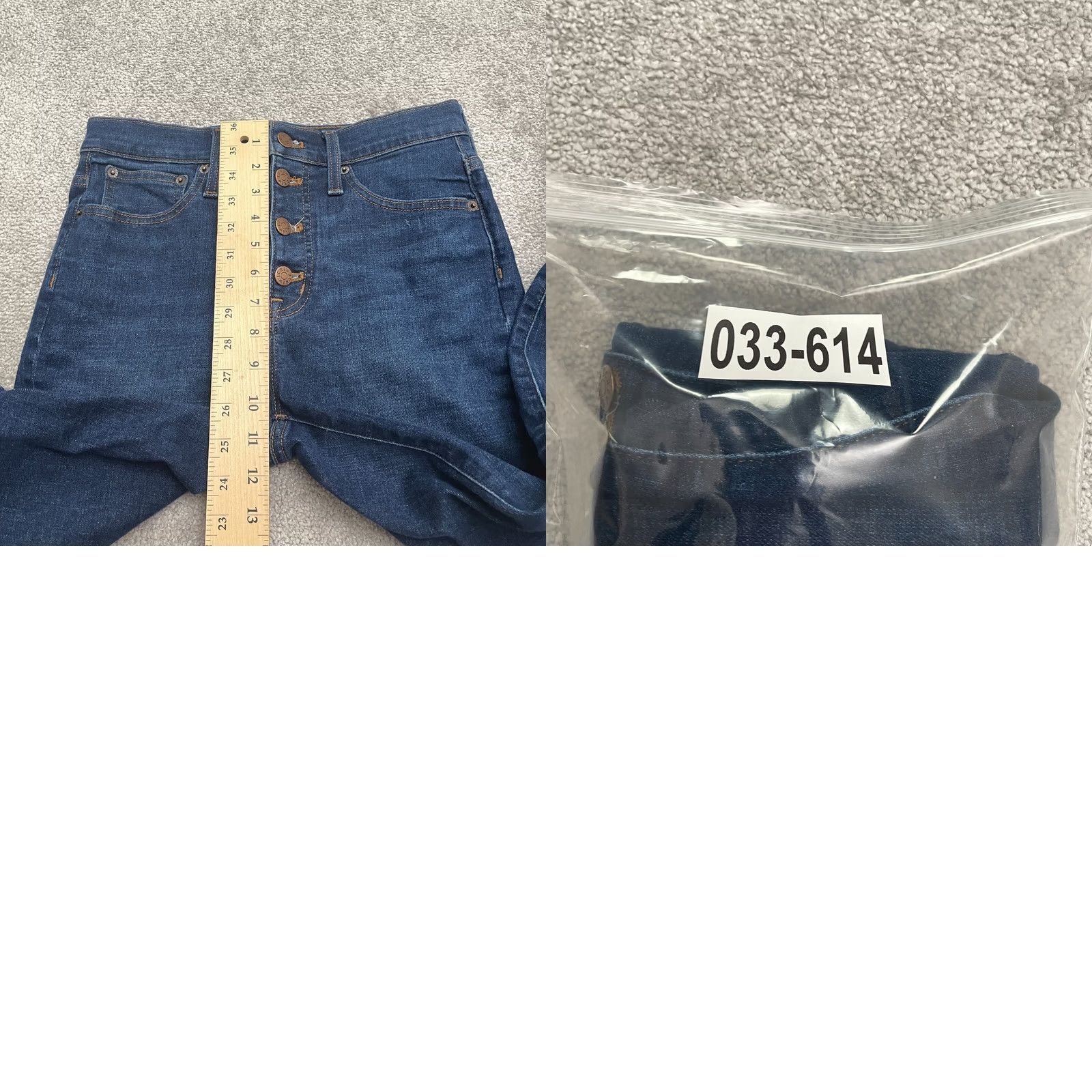J.Crew J.Crew Skinny Jeans Womens 27 Blue Medium Wash Button Fly High Rise Size 27" / US 4 / IT 40 - 9 Thumbnail