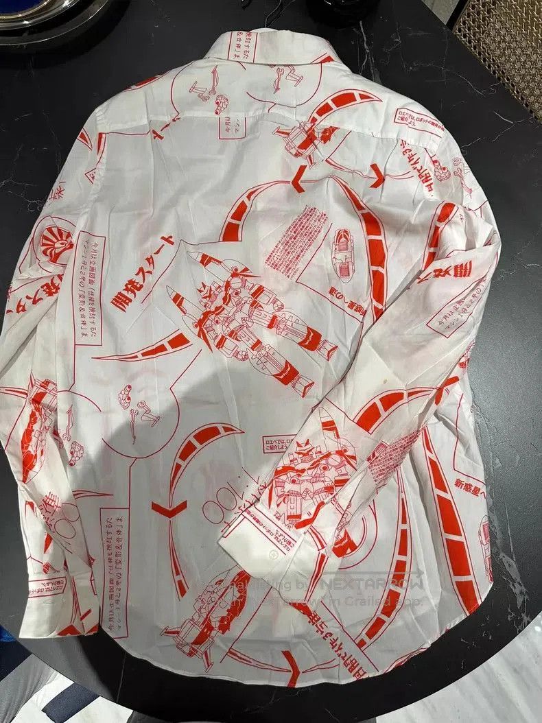 Loewe Loewe Men's Graphic Print Button-Up Shirt. Size US M / EU 48-50 / 2 - 9 Thumbnail