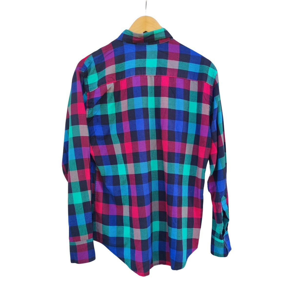 Naked & Famous Naked & Famous Colorful Plaid Button Up Shirt Size US M / EU 48-50 / 2 - 2 Thumbnail
