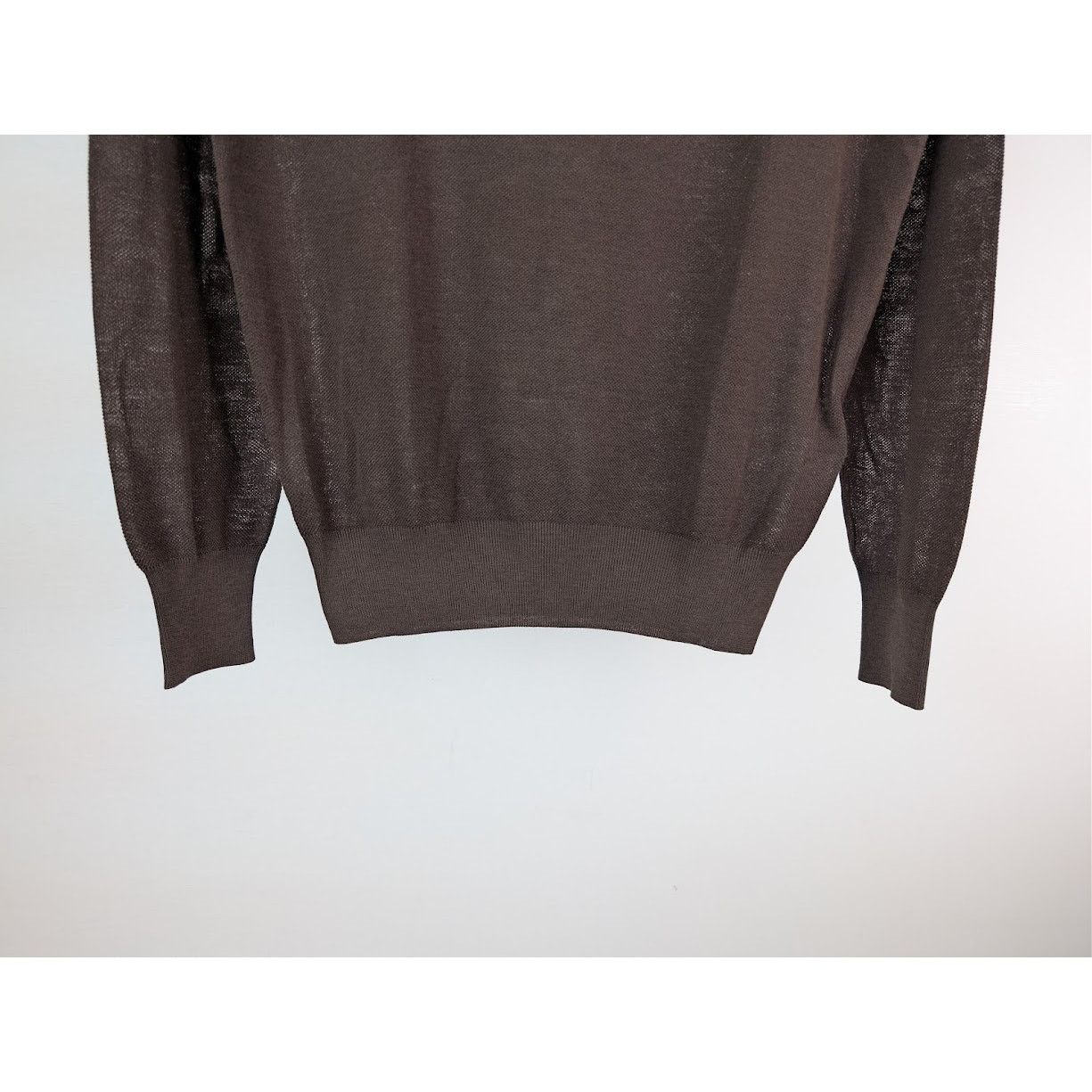 Tom Ford o1rshd1 Knitwear Polo Shirt in Ebony Size US M / EU 48-50 / 2 - 4 Thumbnail