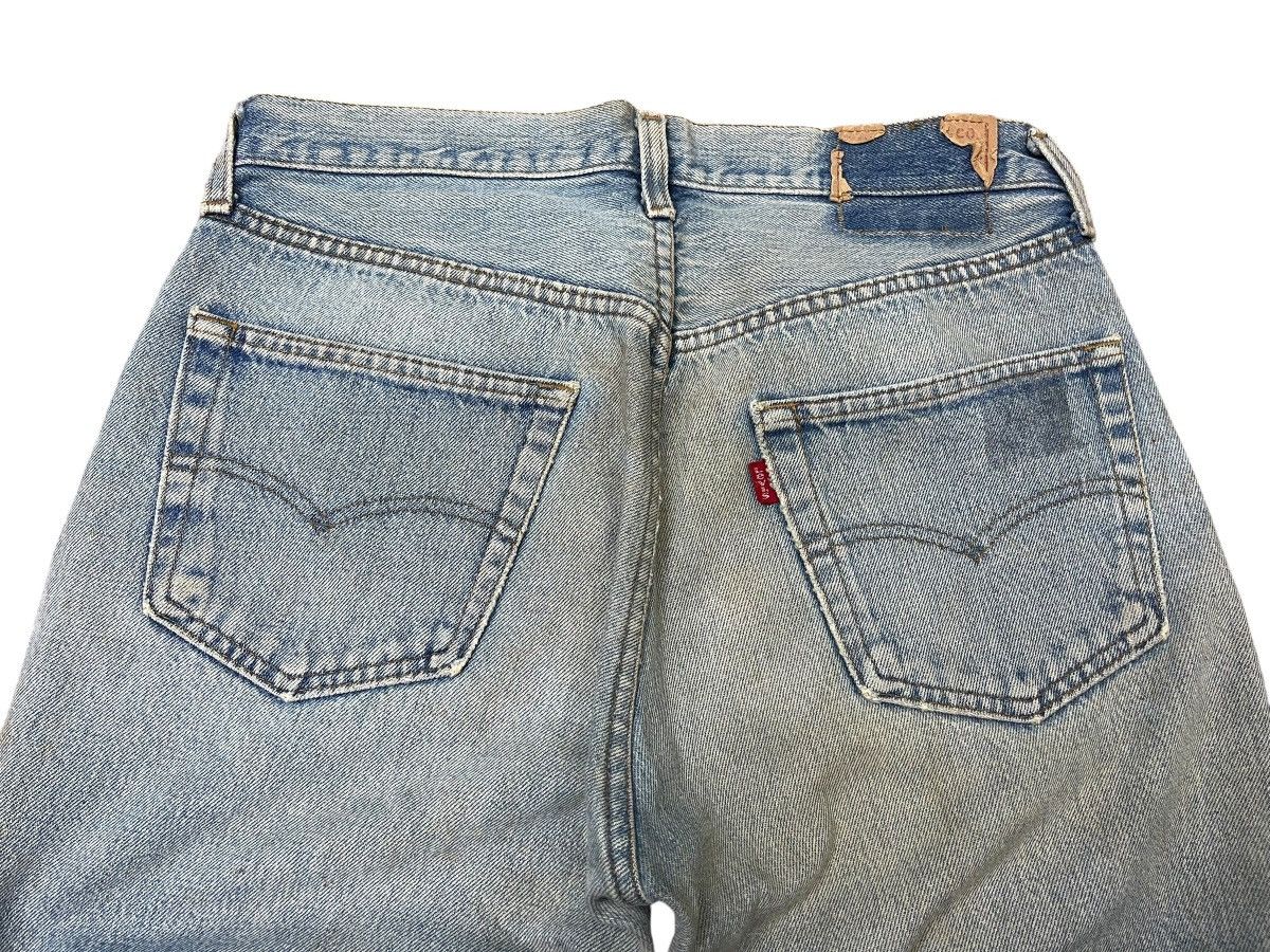 Levi's Vintage Levis 501 Straight Cut Distressed Single Stitch Size US 30 / EU 46 - 14 Thumbnail