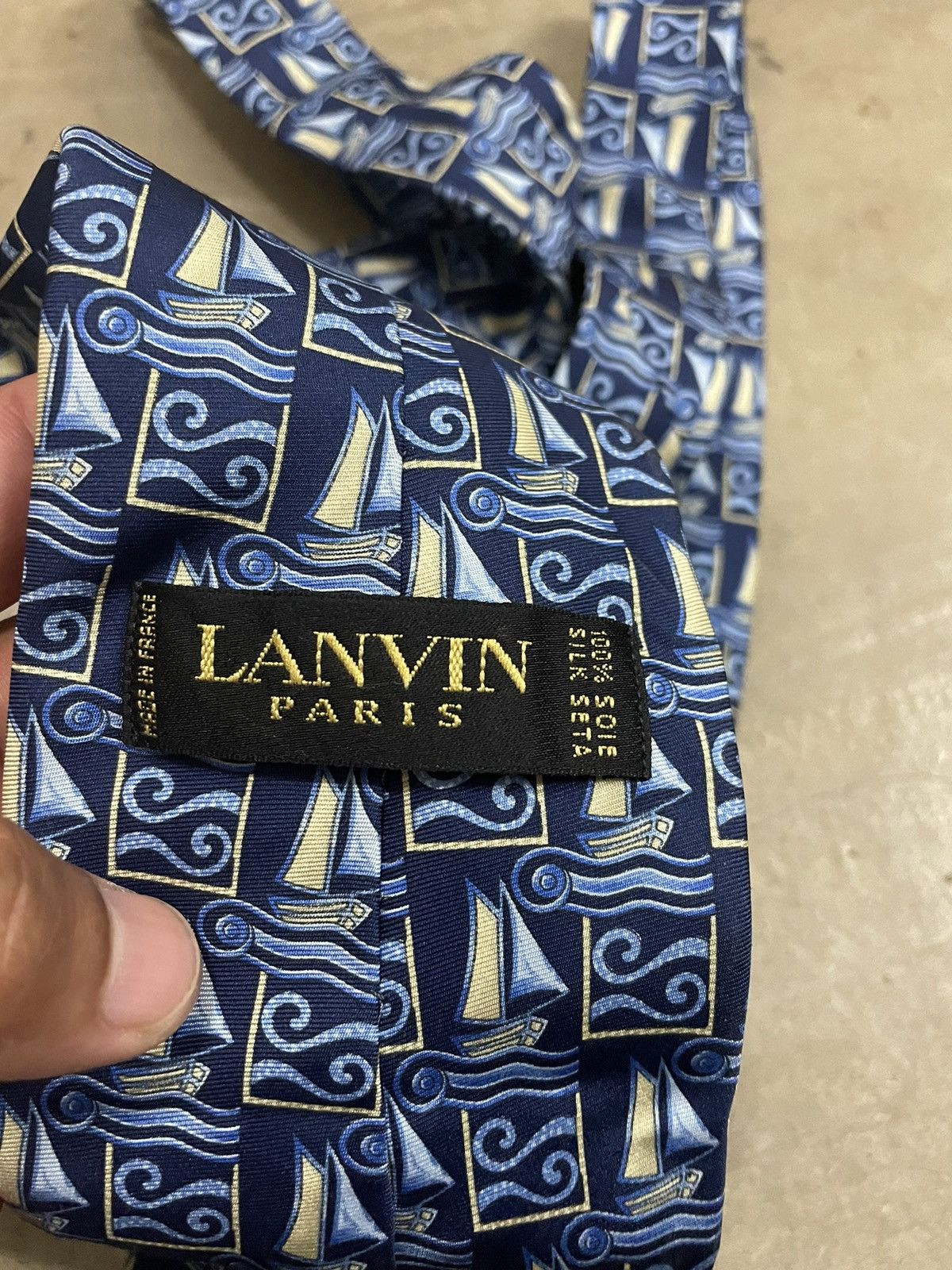 Lanvin Lanvin Men Necktie 100 Silk Size ONE SIZE - 2 Thumbnail