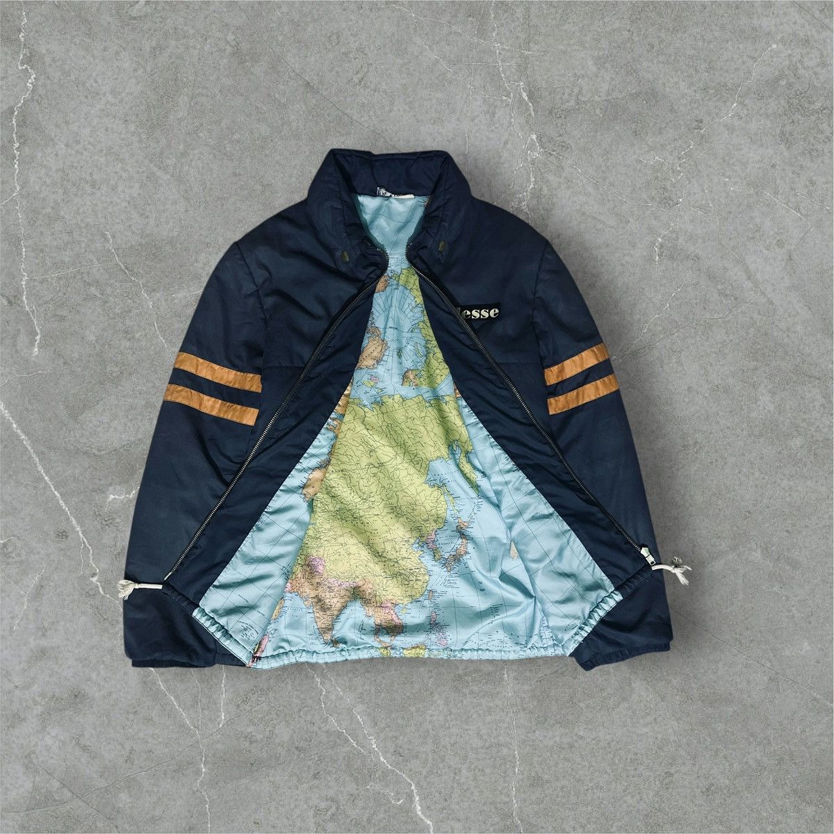 Ellesse × Vintage Vintage 80's ELLESSE Worldwide JACKET made in Italy RARE Size US XL / EU 56 / 4 - 3 Thumbnail
