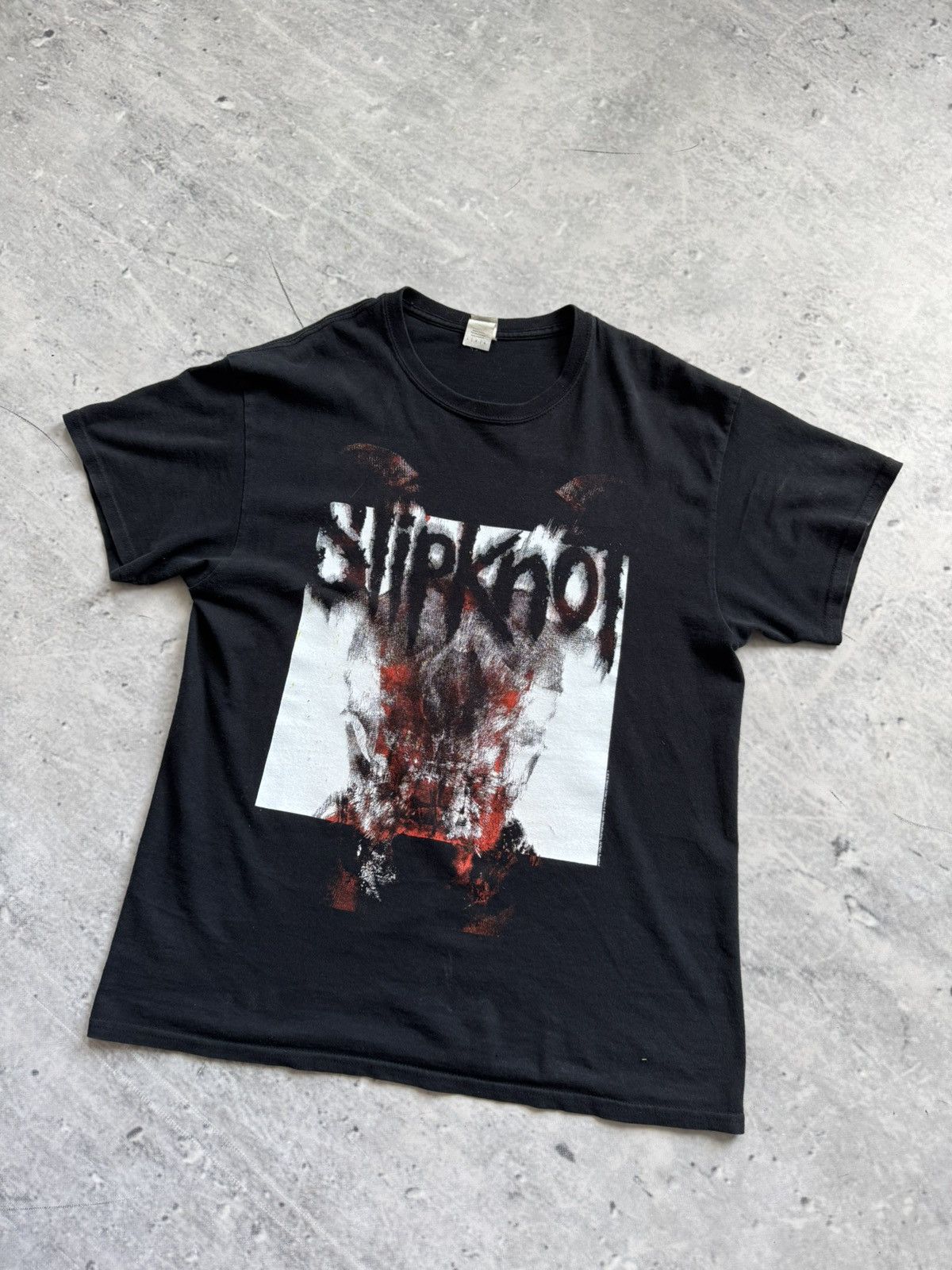 Band Tees Tee Slipknot 2018 Gildan big logo Size US L / EU 52-54 / 3 - 1 Thumbnail